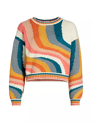 Itsy Swirled Cotton Sweater