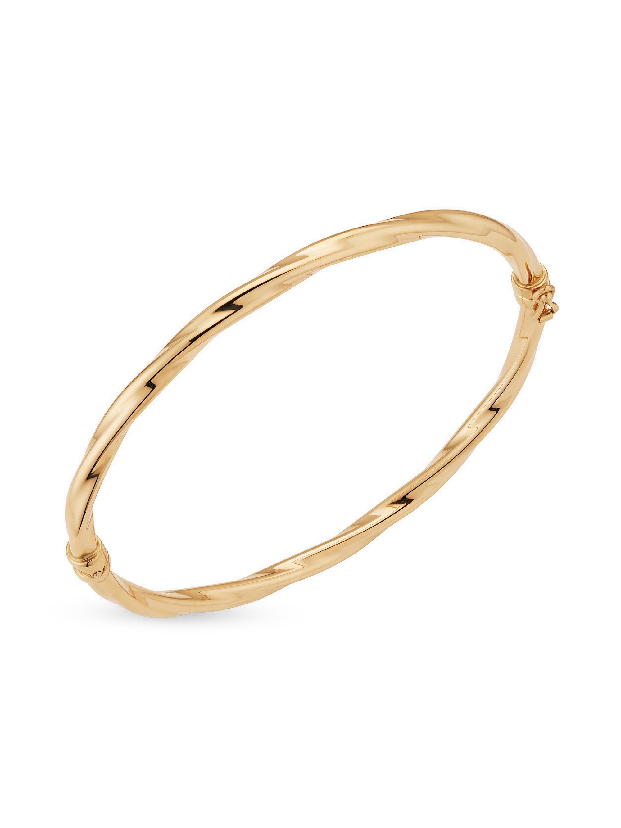 Oradina Women's 14K Yellow Gold Goddess Bangle - Yellow Gold