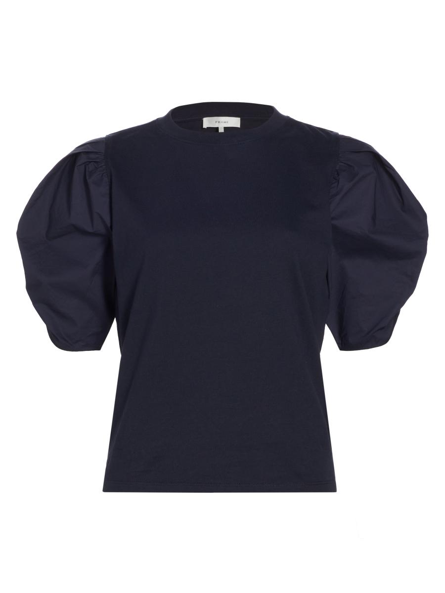 Frame Cotton Puff-Sleeve T-Shirt | Saks Fifth Avenue