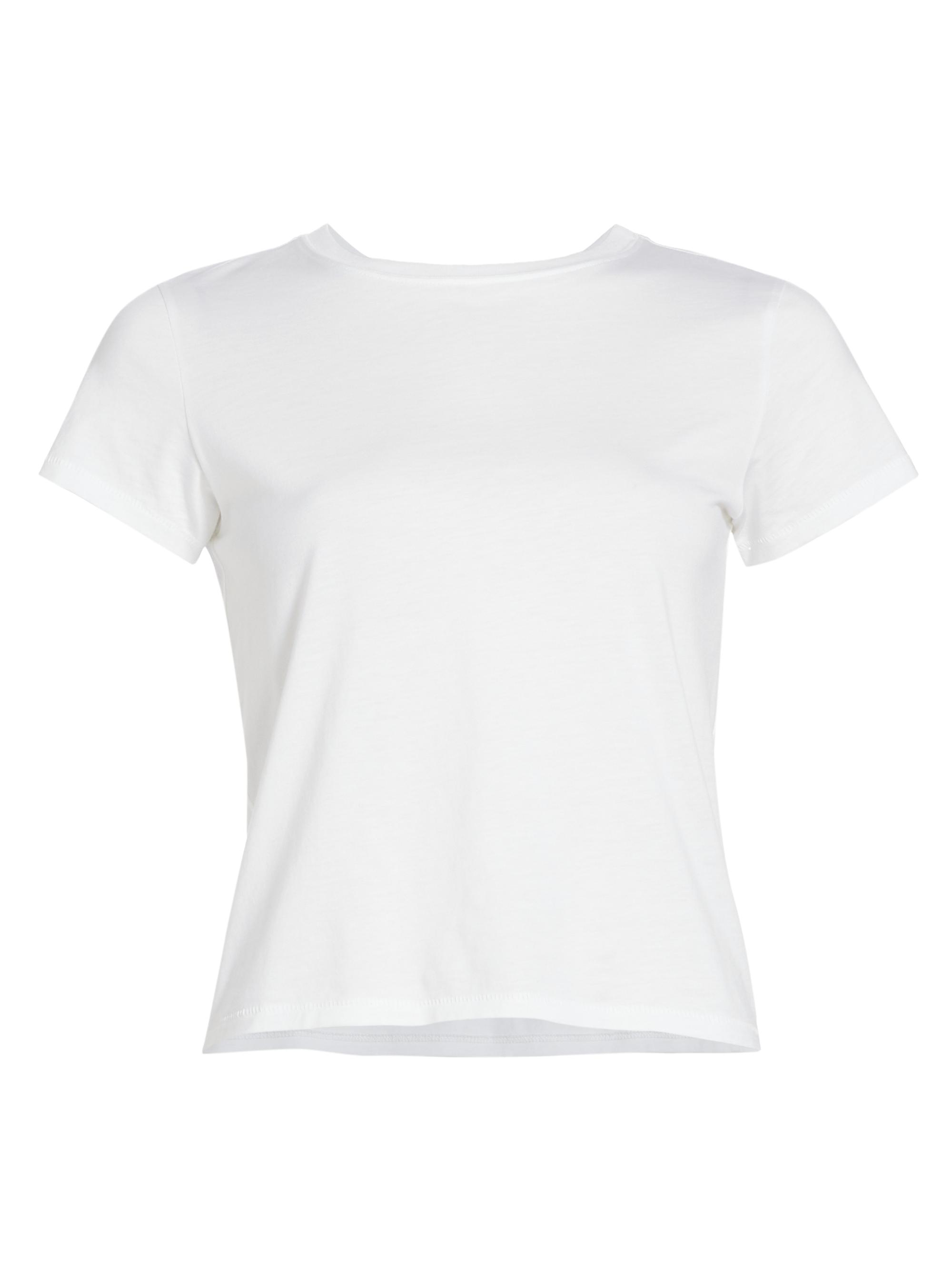 The Row Tommy Cotton Crop T-Shirt | Saks Fifth Avenue