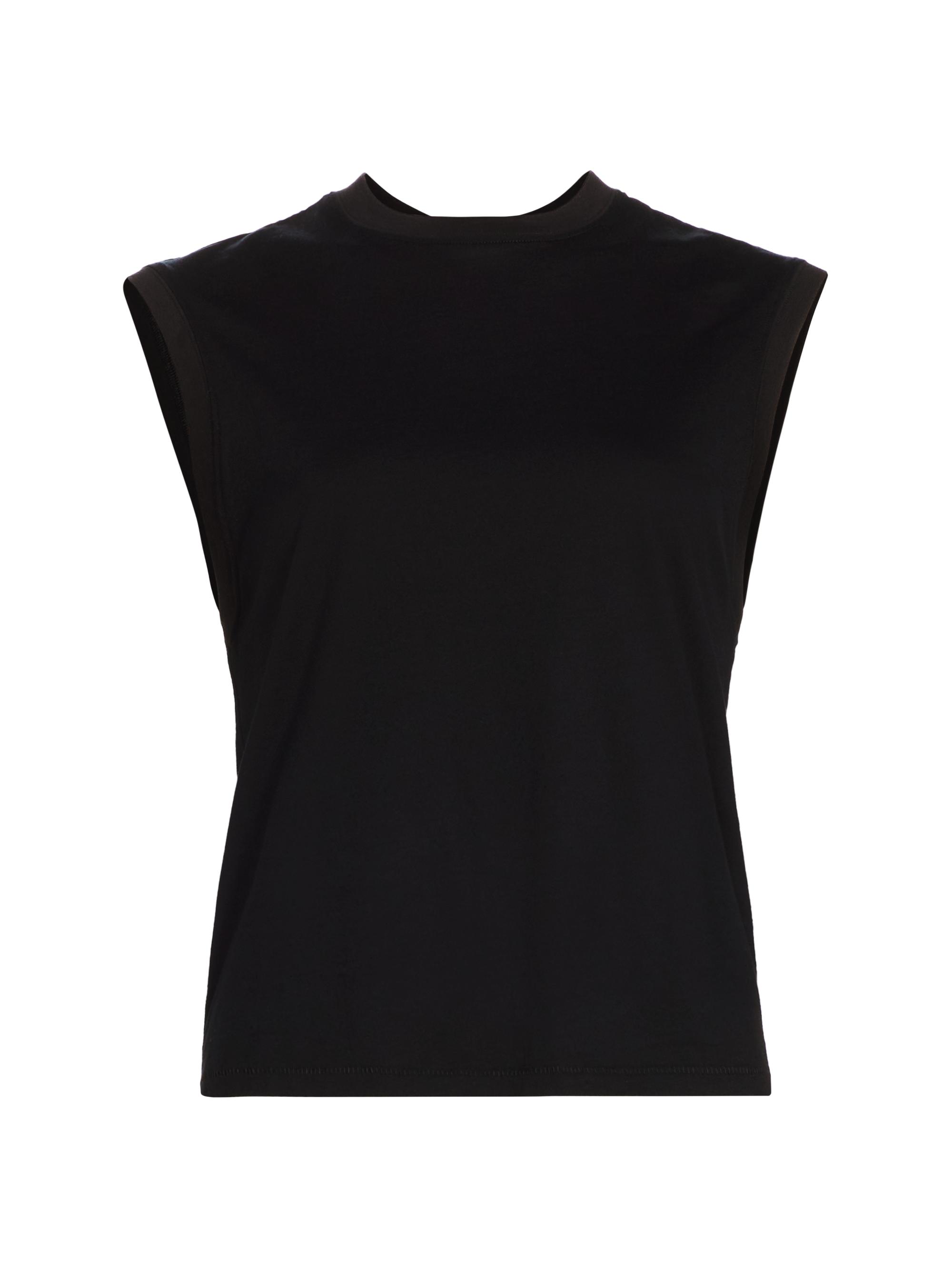 Frame Women's Cotton Muscle Tank - Black