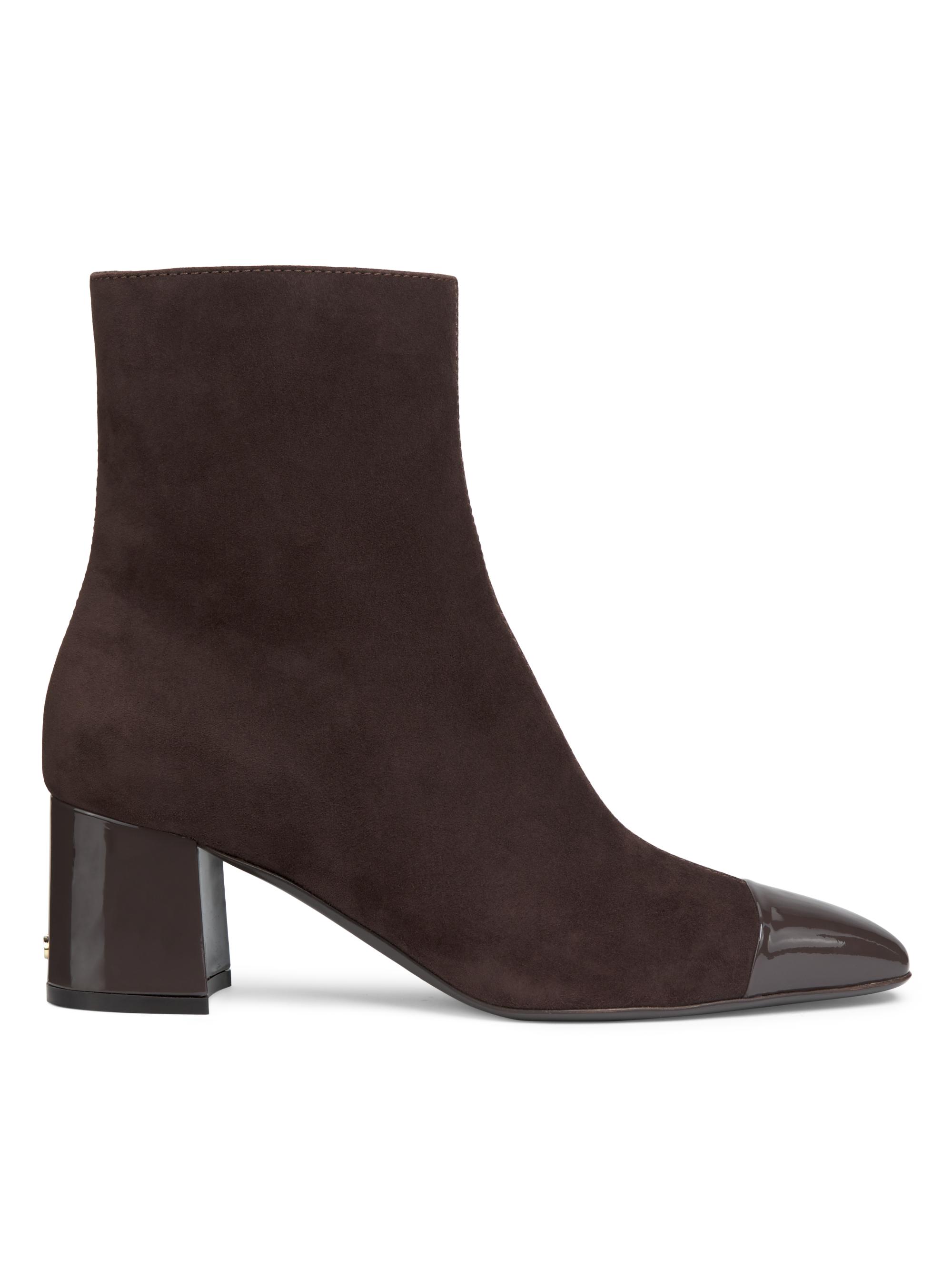 FERRAGAMO Women's Sambi 60MM Suede Booties - Testa Di Moro