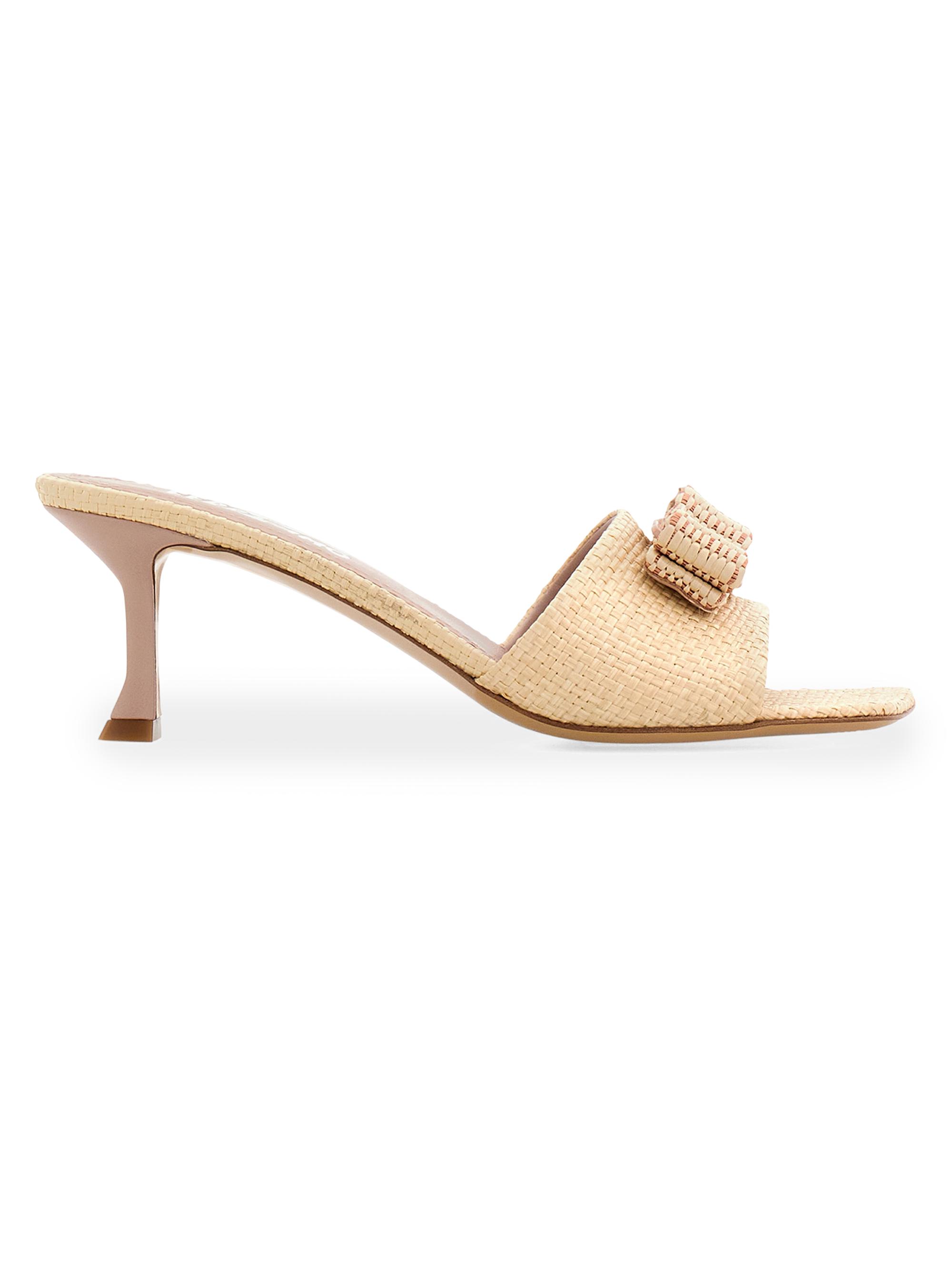 FERRAGAMO Women's Isaura 55MM Open-Toe Mules - Beige