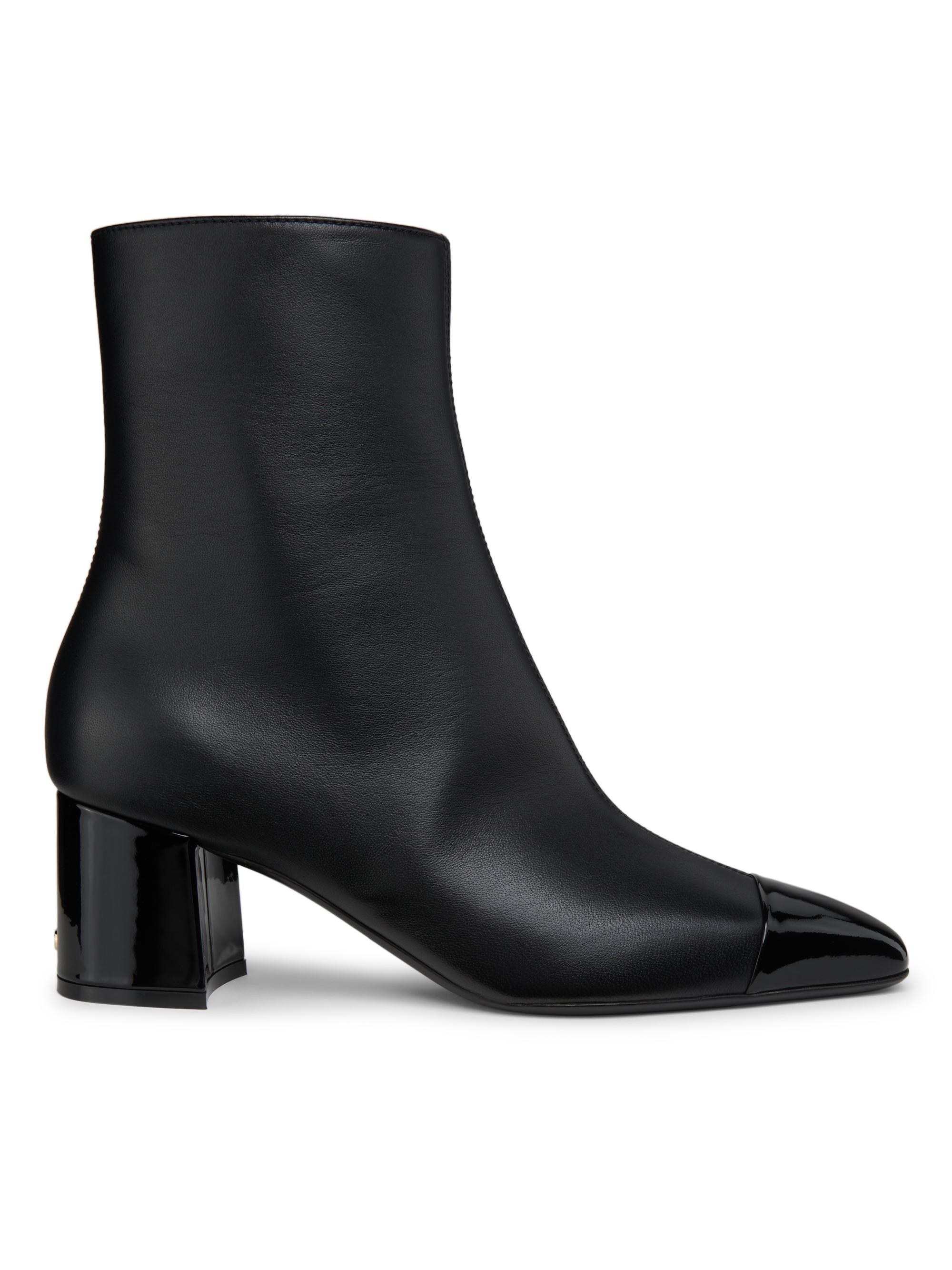 FERRAGAMO Women's Sambi 60MM Leather Booties - Nero