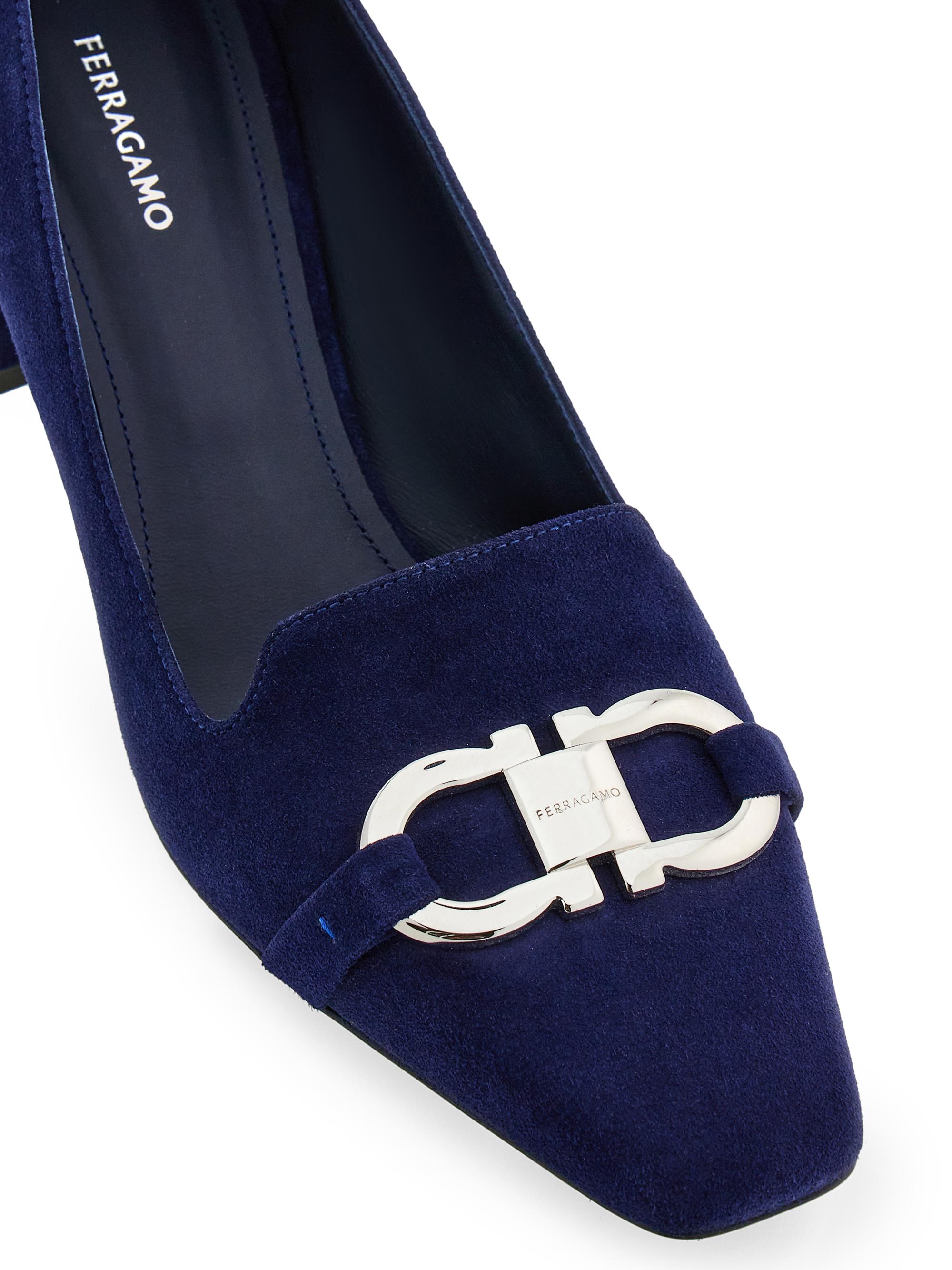 Shop FERRAGAMO Mirelle 60MM Suede Pumps | Saks Fifth Avenue 