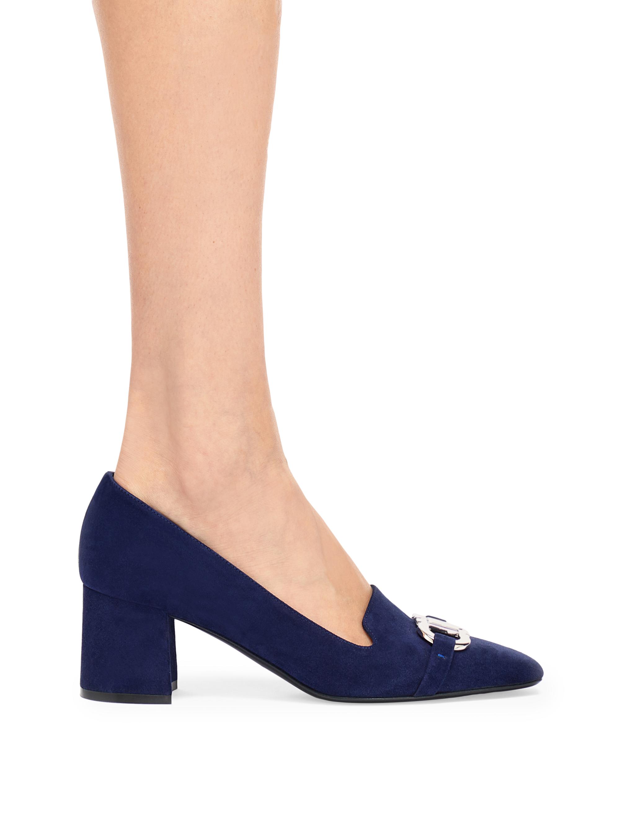 Shop FERRAGAMO Mirelle 60MM Suede Pumps | Saks Fifth Avenue 