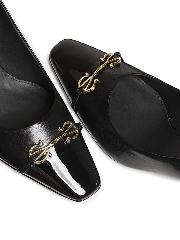 Shop FERRAGAMO Bria 60MM Patent Leather Cap-Toe Pumps | Saks Shop FERRAGAMO Bria 60MM Patent Leather Cap-Toe Pumps | Saks