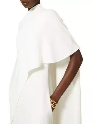 Valentino Garavani Cady Couture silk shirt dress - White