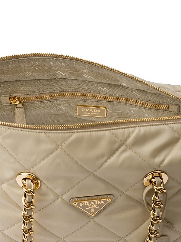 Shop Prada Re-Edition 1995 Chaine Large Re-Nylon Tote Bag Shop Prada Re-Edition 1995 Chaine Large Re-Nylon Tote Bag