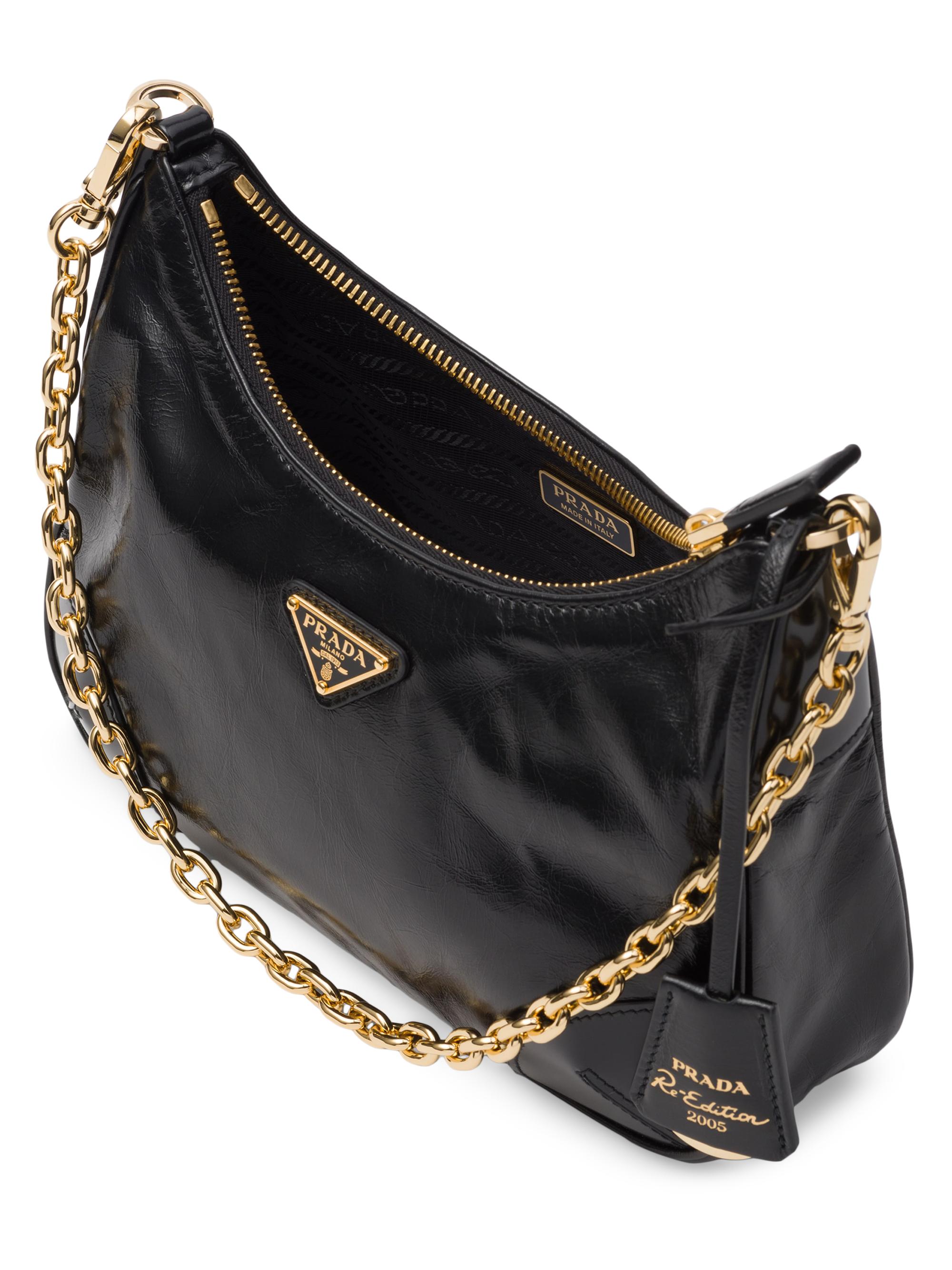 Prada Re-Edition 2002 Leather Shoulder Bag | Saks Fifth Avenue