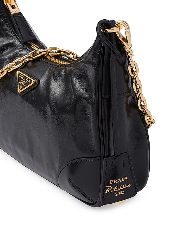 Shop Prada Re-Edition 2002 Leather Shoulder Bag | Saks Fifth Shop Prada Re-Edition 2002 Leather Shoulder Bag | Saks Fifth