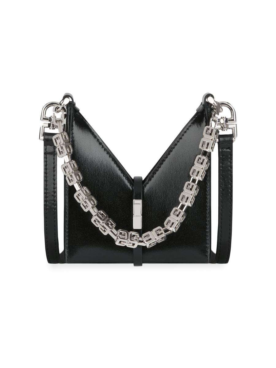 Givenchy Micro Cut Out Bag In Box Leather With Chain | Saks