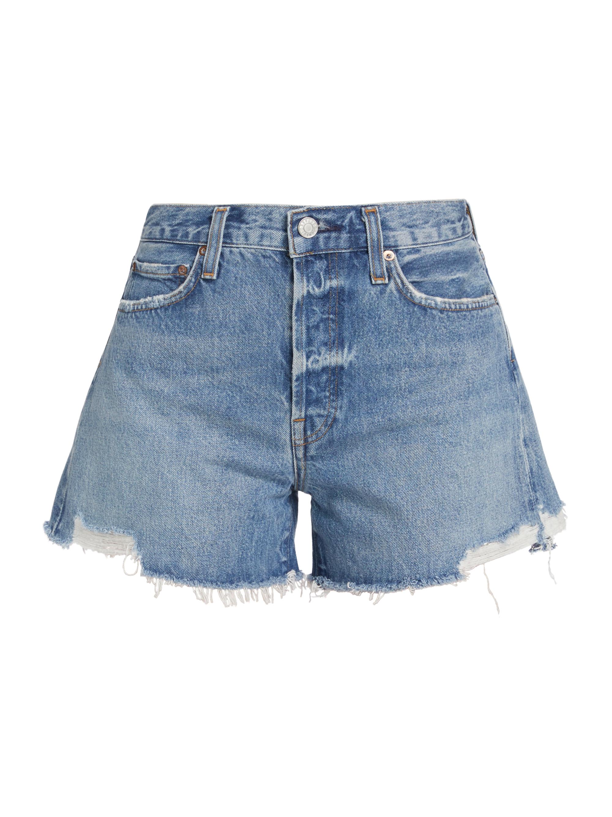 Agolde Women's Parker Ringe Denim Shorts - Lowkey