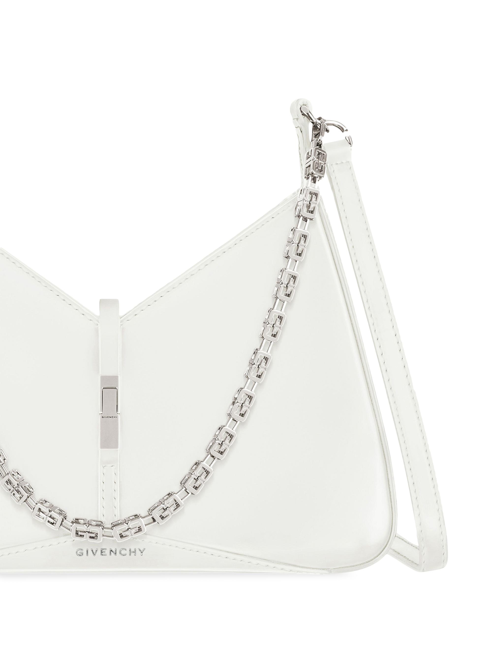 Givenchy Small Cut Out Shoulder Bag In Shiny Leather With