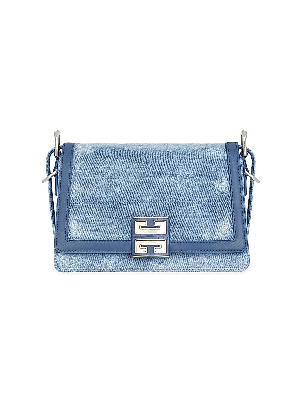 Shop Givenchy Medium 4G Crossbody Bag In Denim | Saks Fifth Shop Givenchy Medium 4G Crossbody Bag In Denim | Saks Fifth