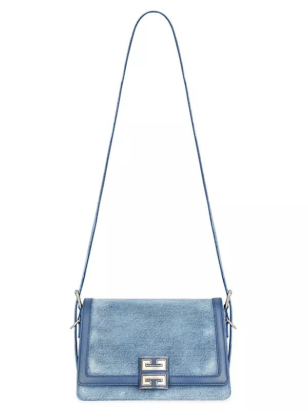 Shop Givenchy Medium 4G Crossbody Bag In Denim | Saks Fifth Shop Givenchy Medium 4G Crossbody Bag In Denim | Saks Fifth