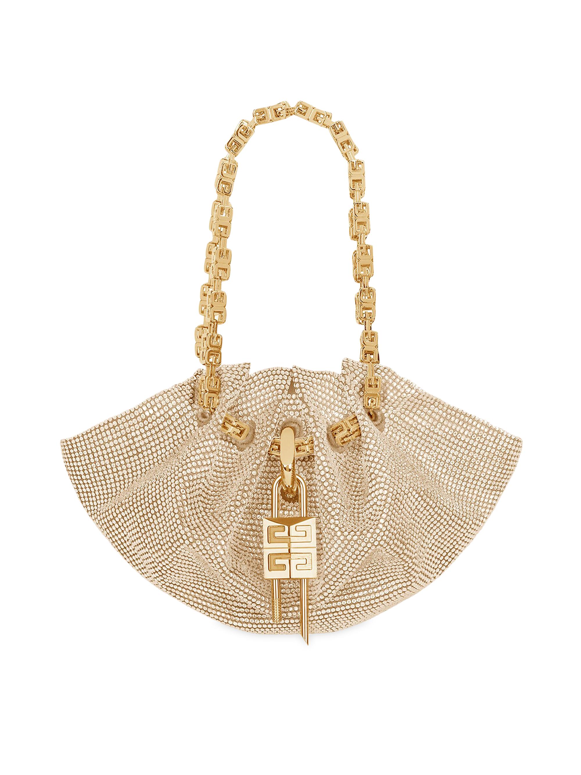 Givenchy Women's Mini Kenny Bag In Satin With Strass - Blond