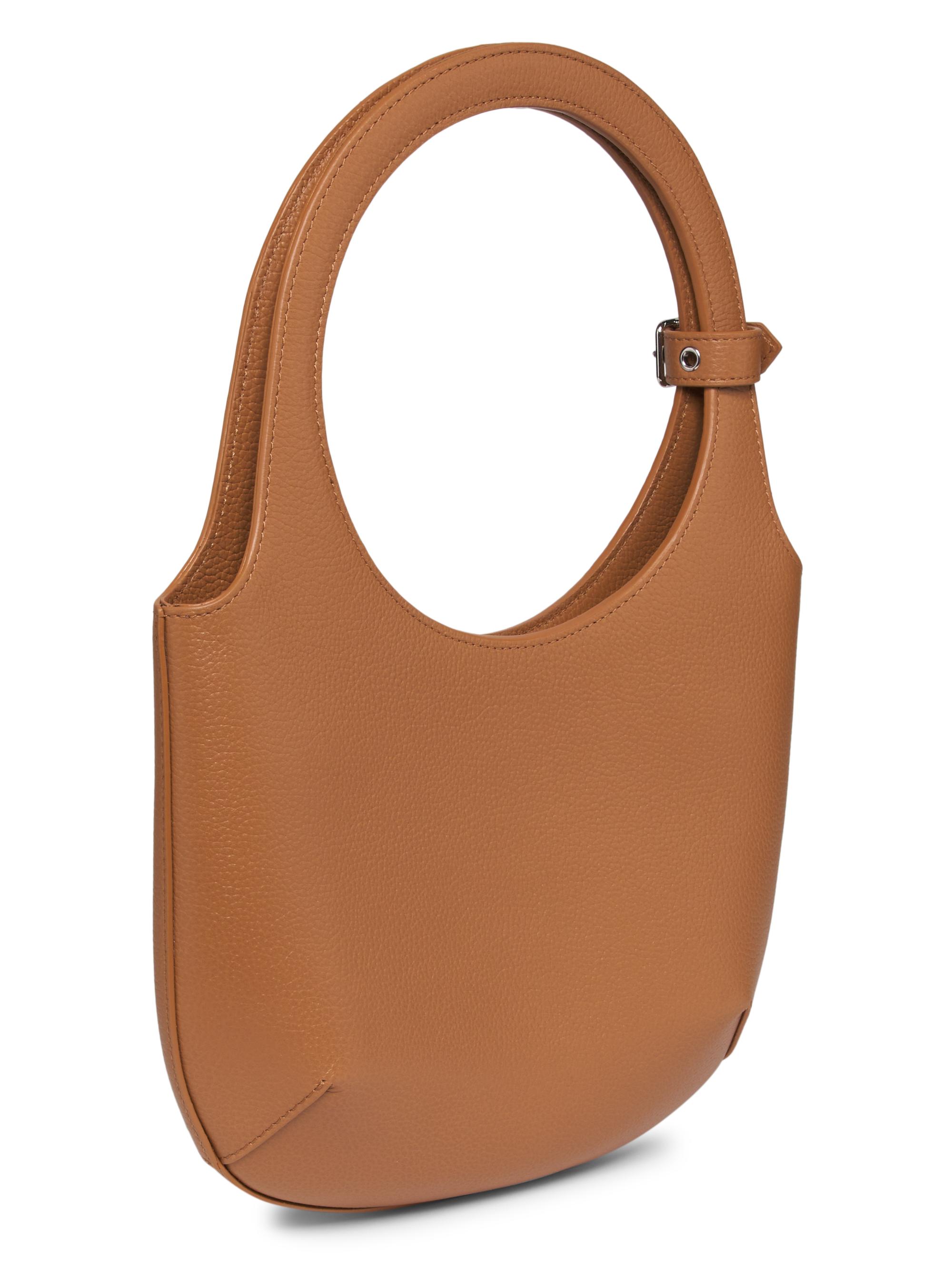 Courreges Holy Grained Leather Top Handle Bag | Saks Fifth Avenue