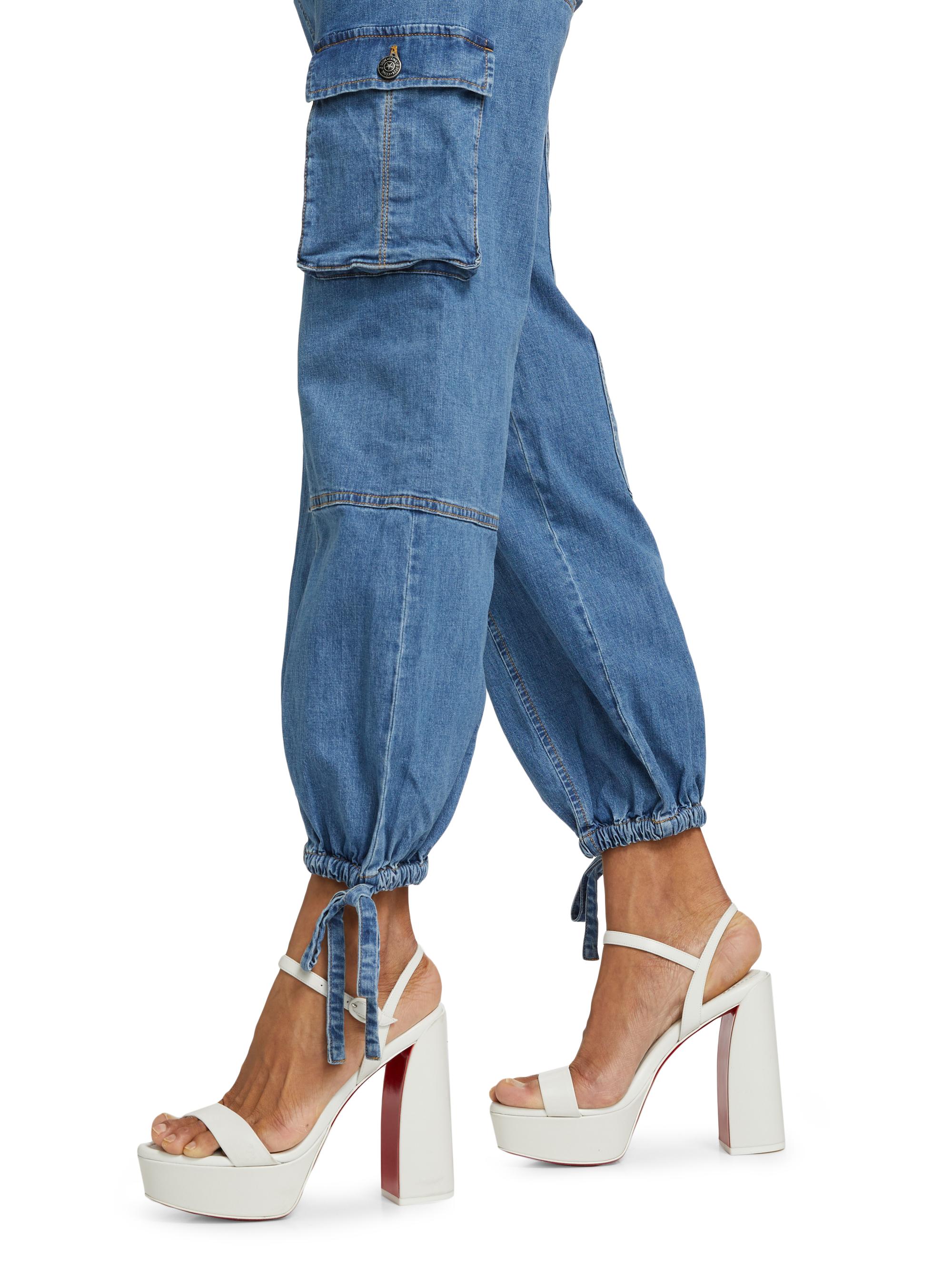 Cinq à Sept Zola Denim Cargo Pants | Saks Fifth Avenue