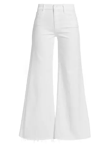 The Roller Fray Mid-Rise Wide-Leg Pants