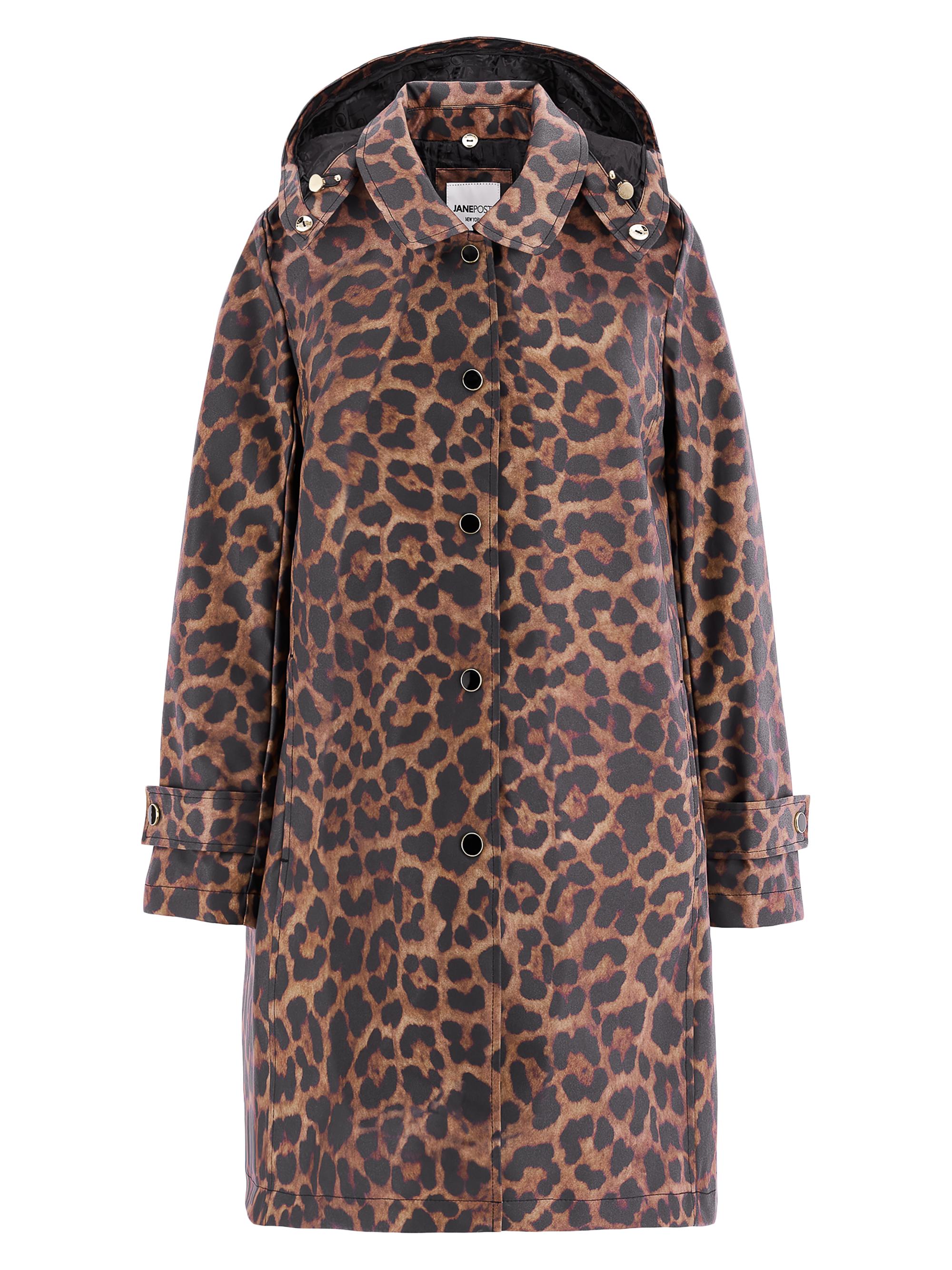 Jane Post Iconic Princess Leopard Slicker Coat | Saks Fifth Avenue