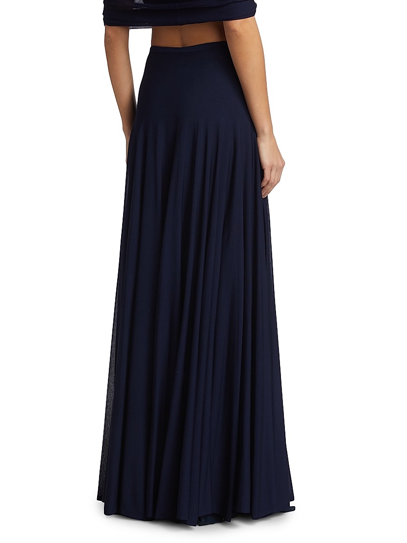 Shop Brandon Maxwell The Lucy Sheer Maxi Skirt | Saks Fifth Shop Brandon Maxwell The Lucy Sheer Maxi Skirt | Saks Fifth