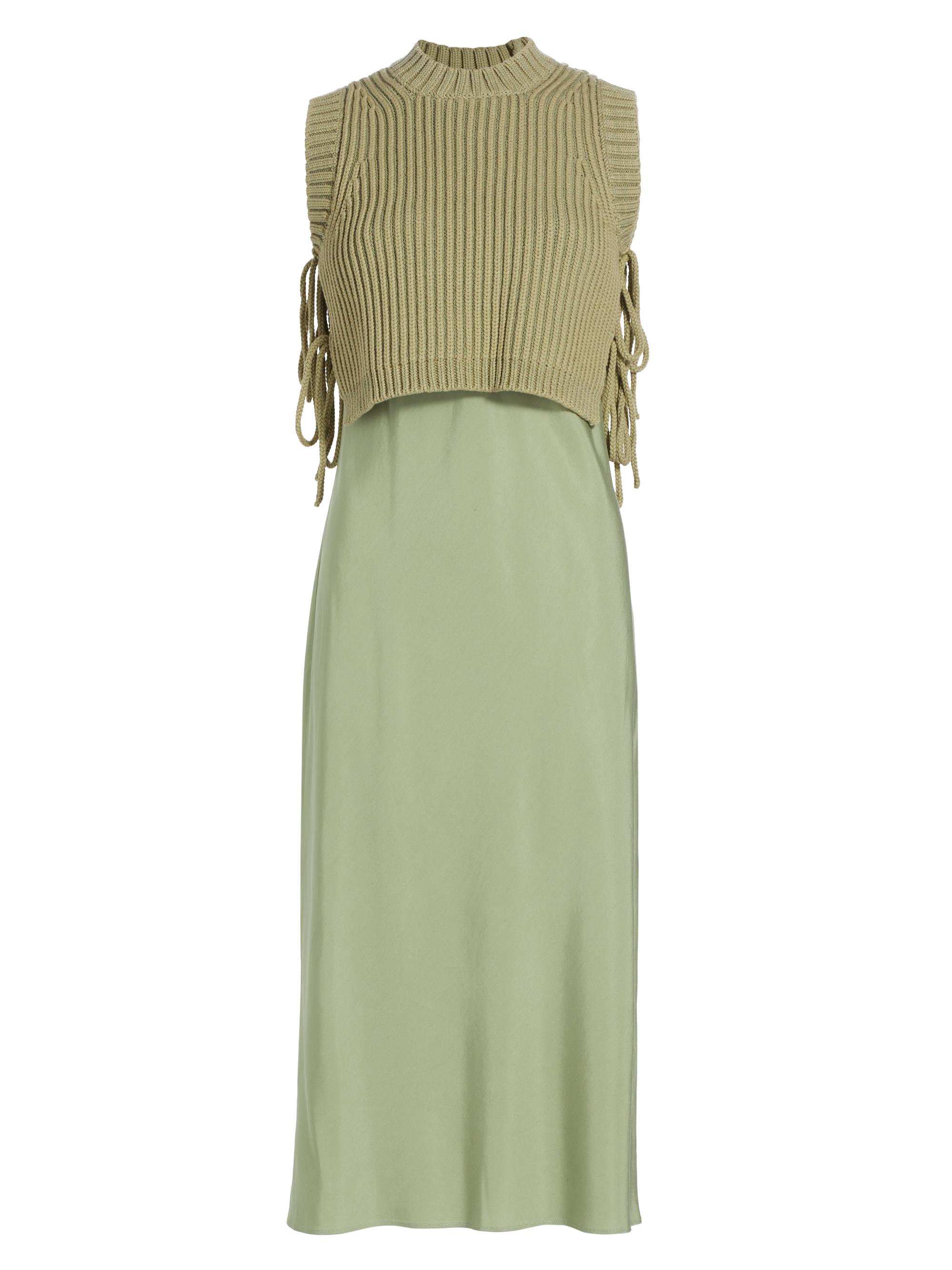 dh New York Women's Jes 2-Piece Sweater & Midi-Dress Set - Matcha