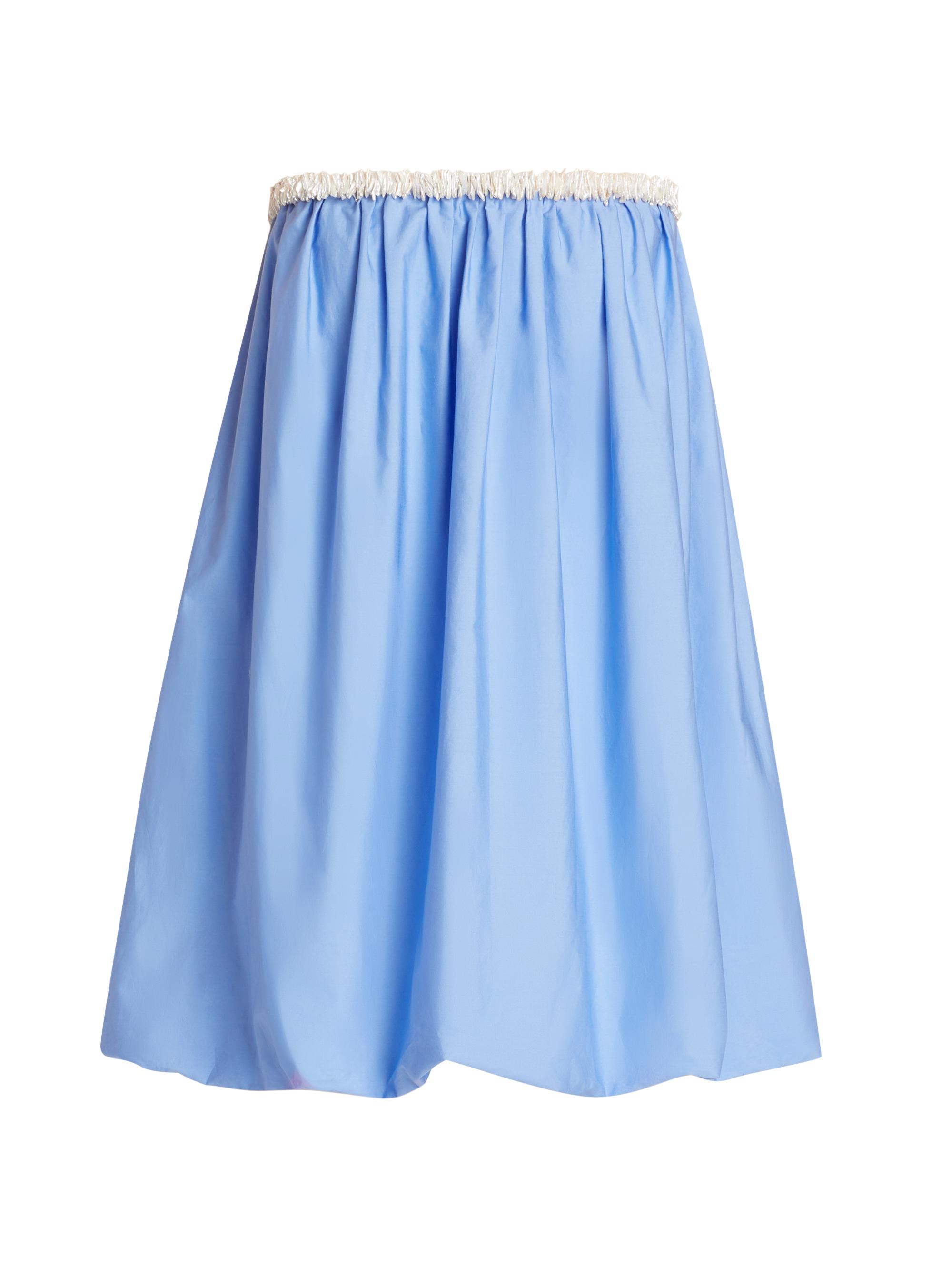 Alejandra Alonso Rojas Women's Pearl-Embellished Bubble Minidress - French Blue