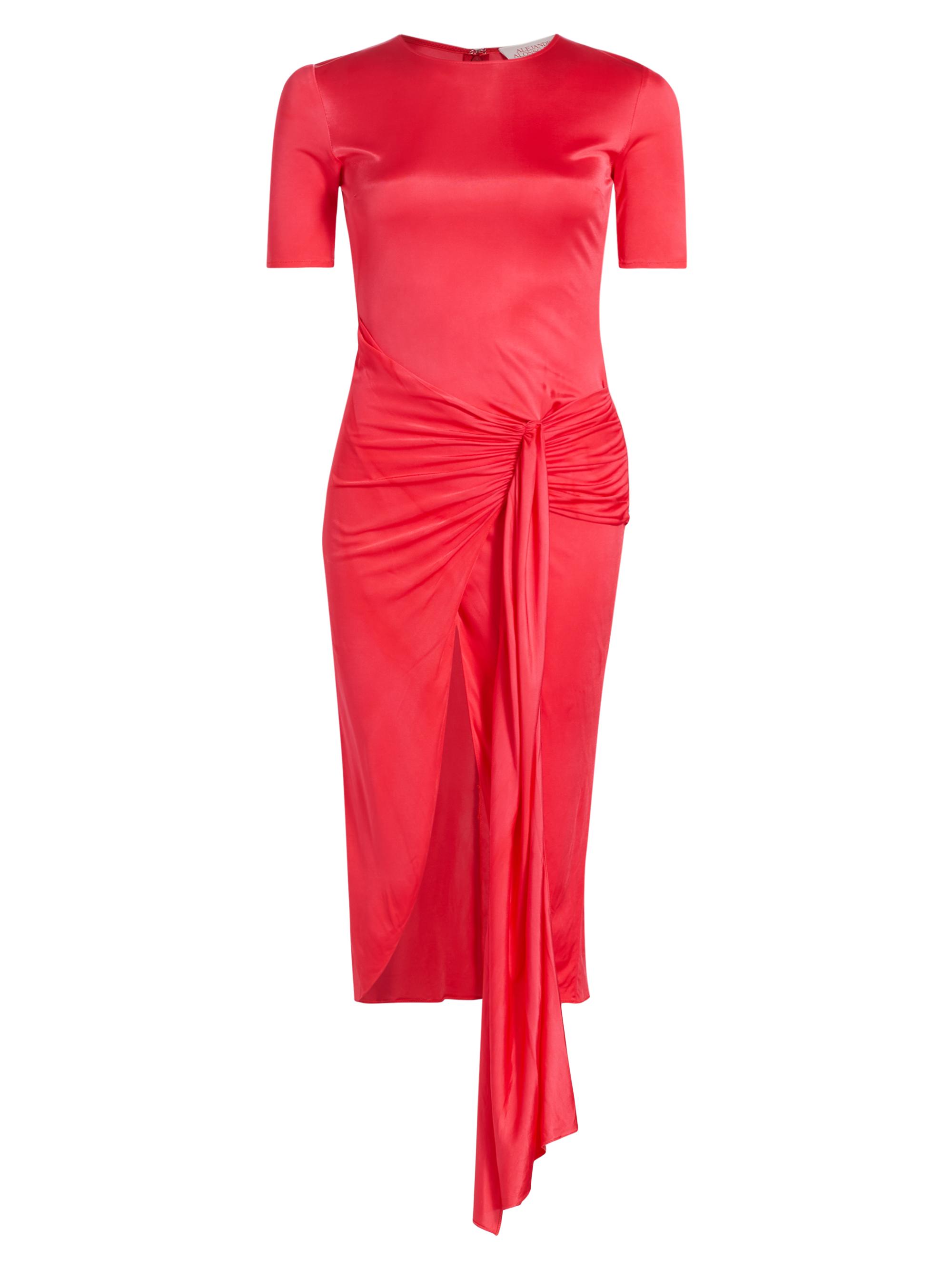 Alejandra Alonso Rojas Women's Jersey Tie-Waist T-Shirt Midi-Dress - Red