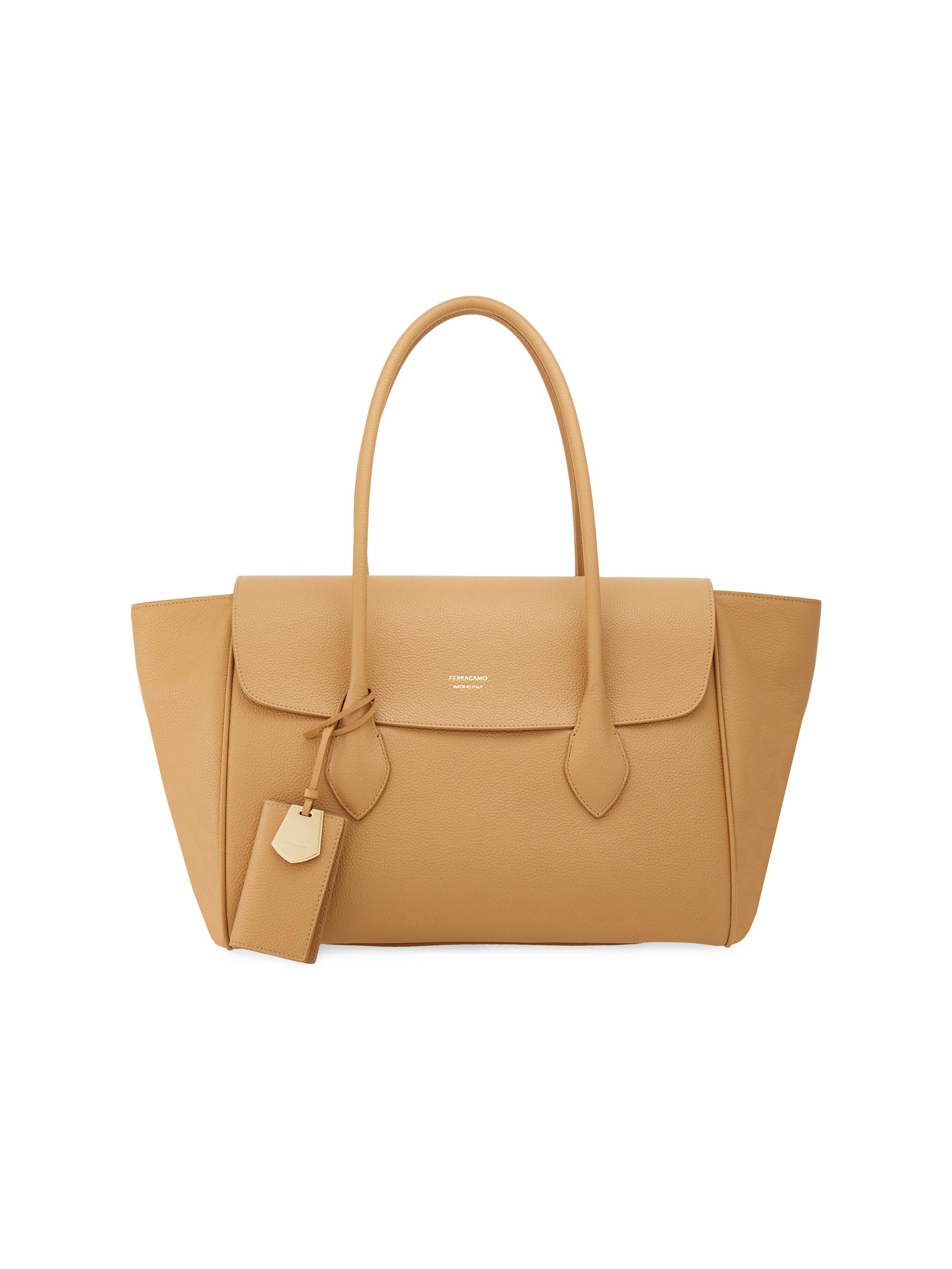 FERRAGAMO Leather Travel Tote | Saks Fifth Avenue