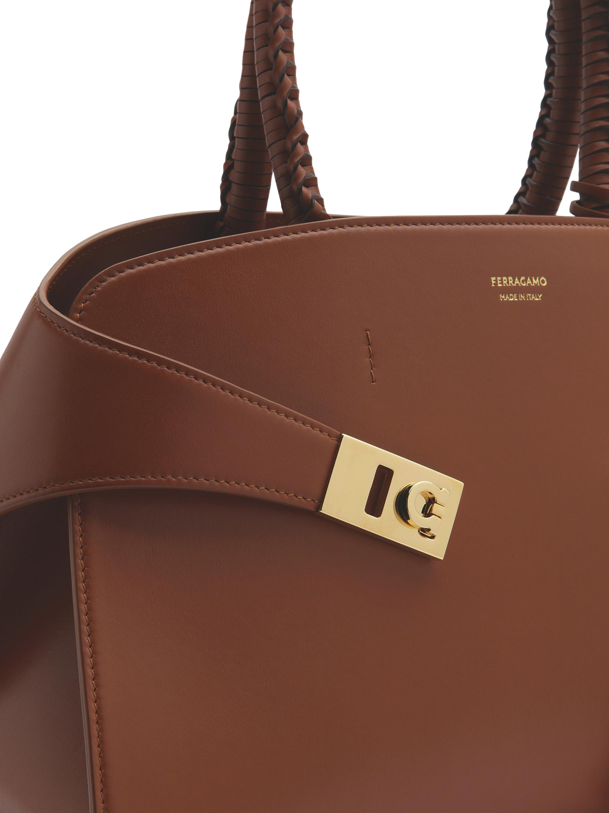 FERRAGAMO Hug Small Leather Top Handle Bag | Saks Fifth Avenue