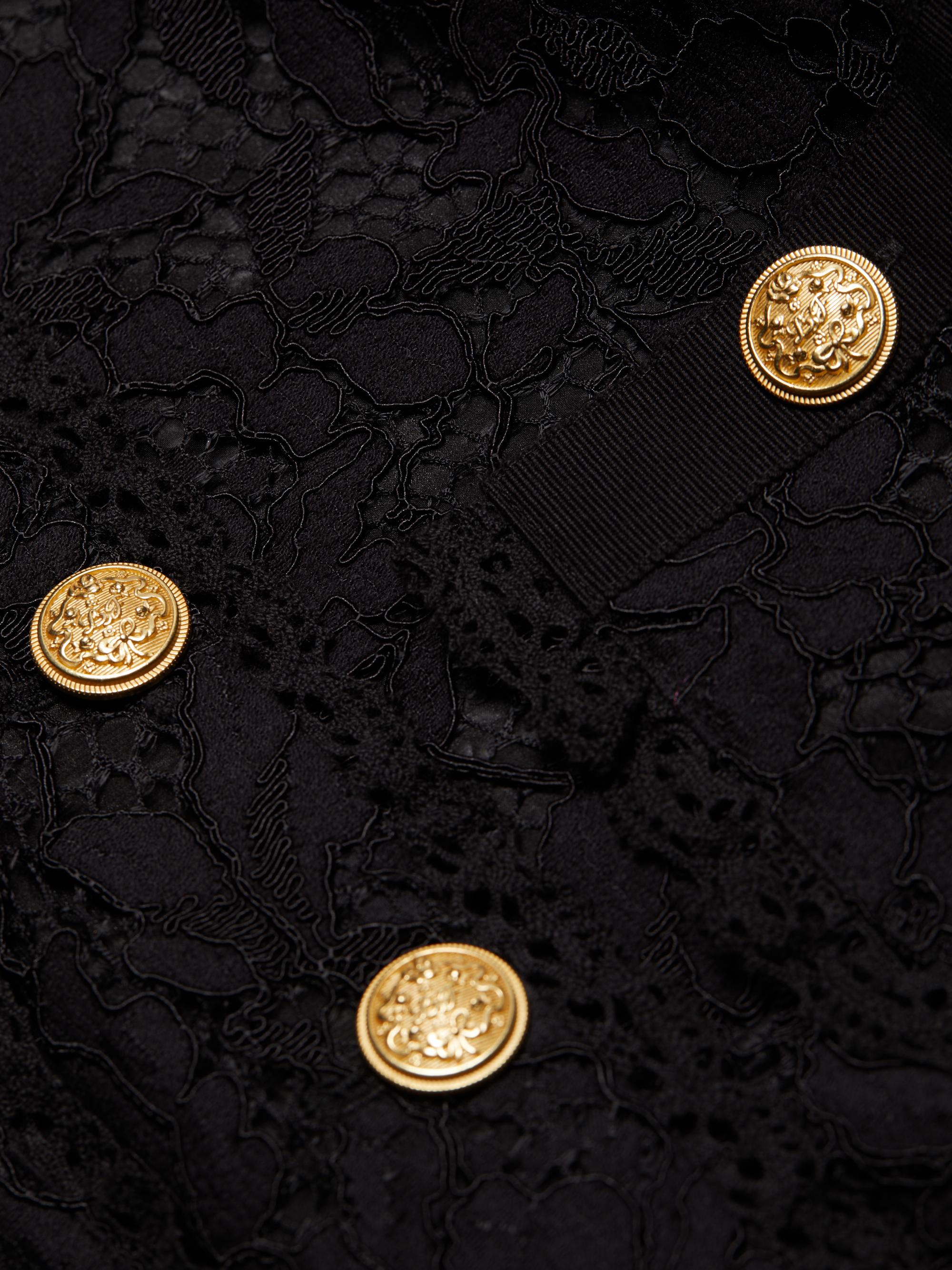 〔完売品〕acka lace sleeve jacket Lace Strap Washed Reversible Leather Jacket – ARCANA ARCHIVE