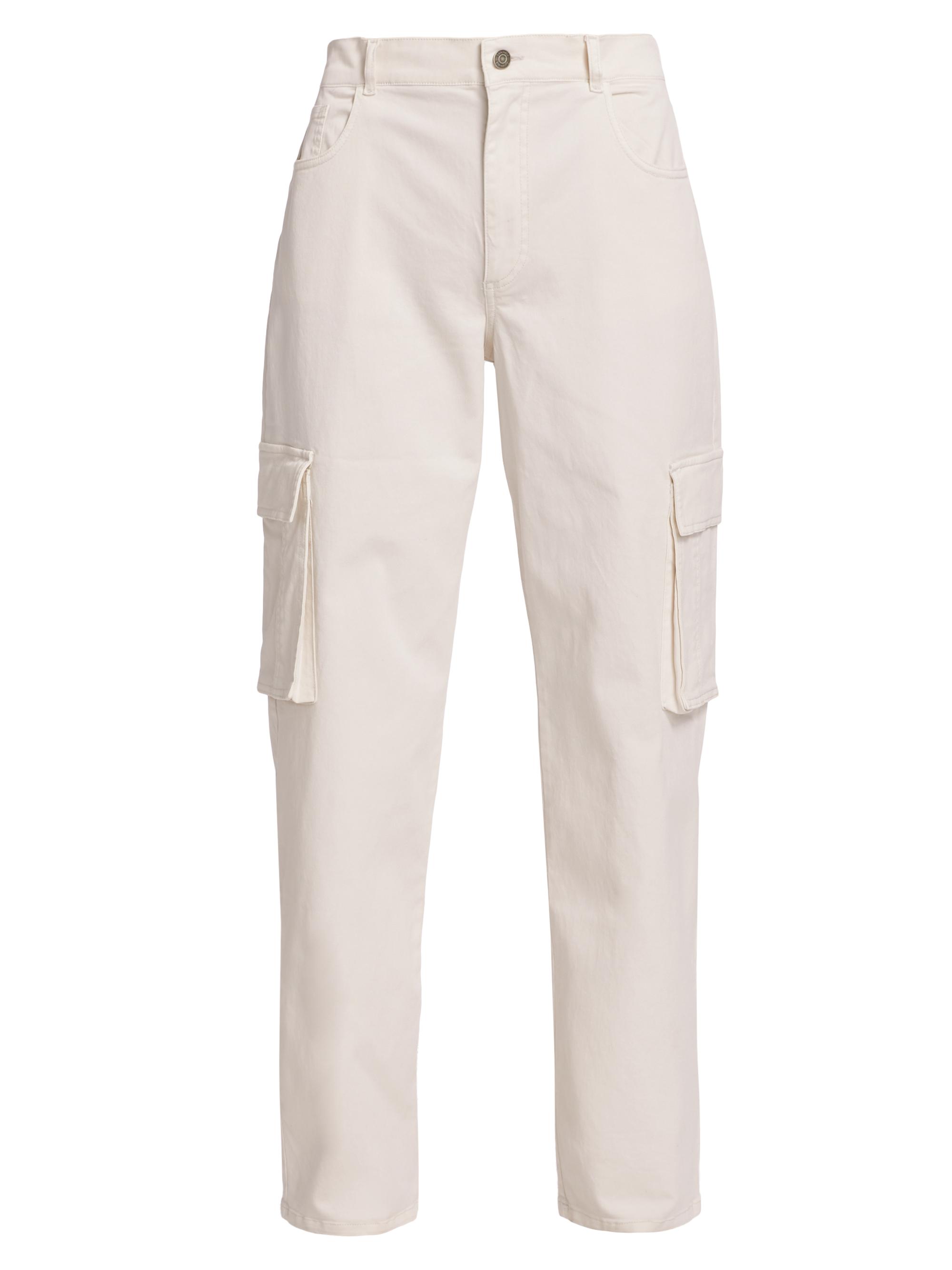 Splendid Women's Mid-Rise Cargo Pants - Moonstone