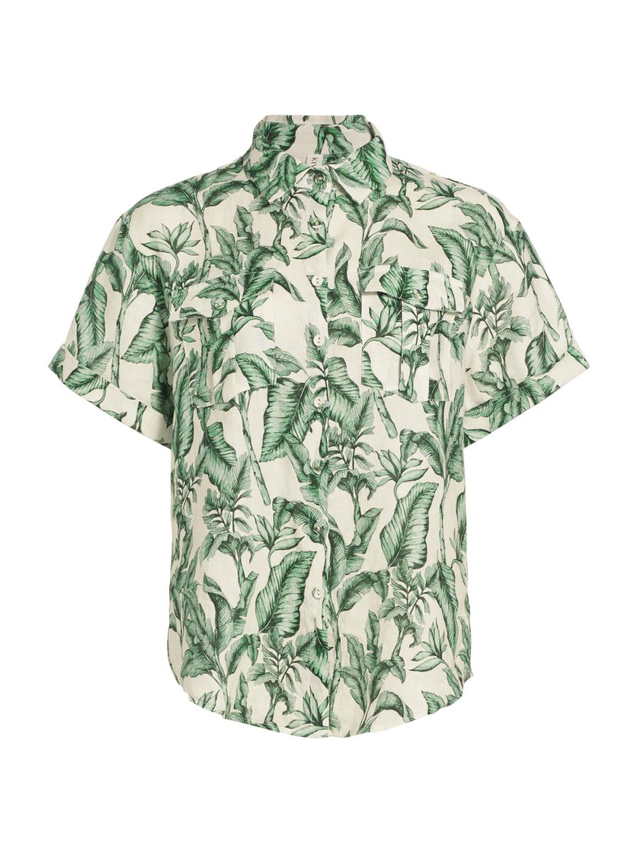 Kivari Tropico Linen Short-Sleeve Shirt | Saks Fifth Avenue