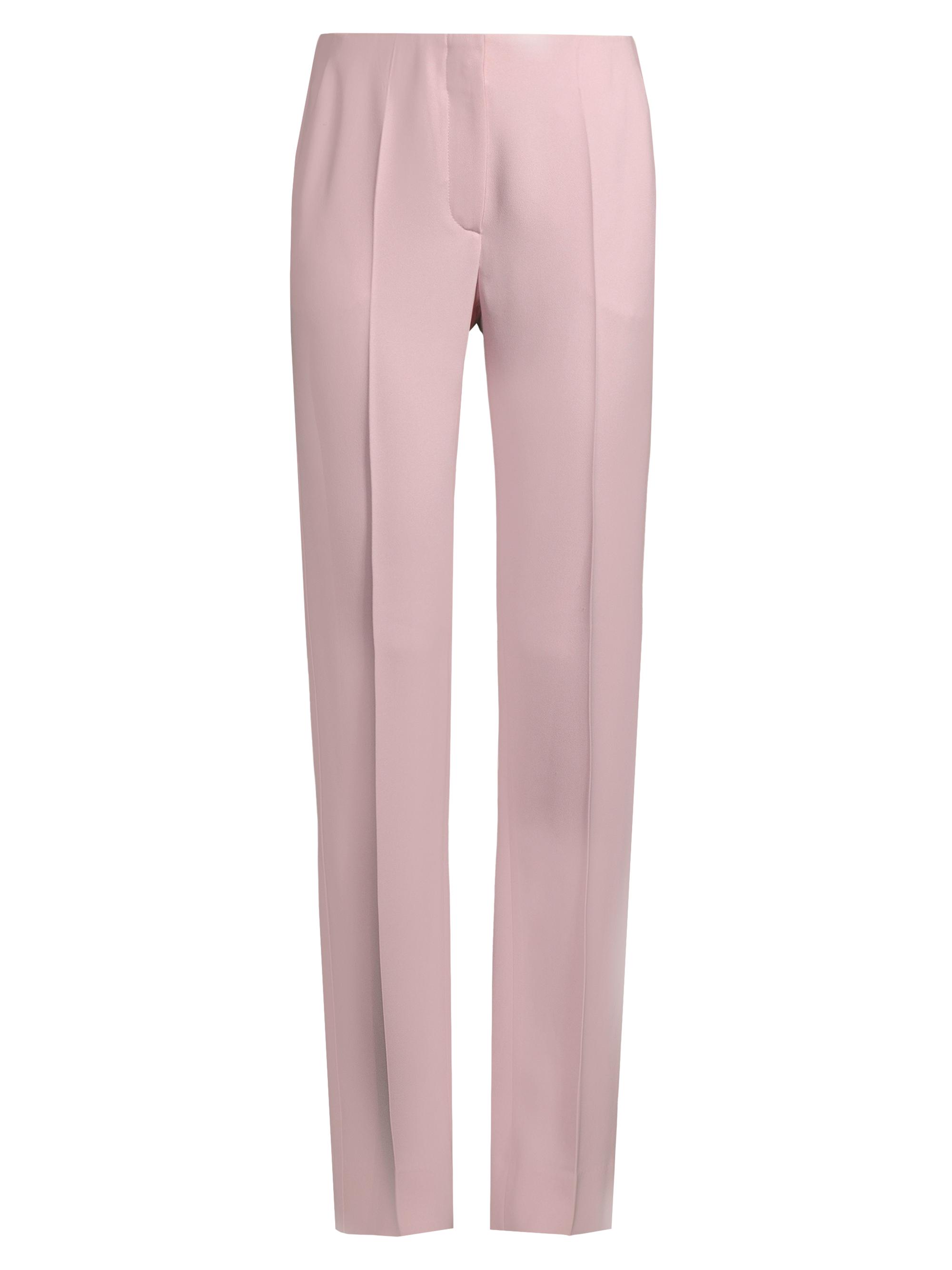 Emporio Armani Women's Crepe Cady Straight-Leg Trousers - Blush Pink