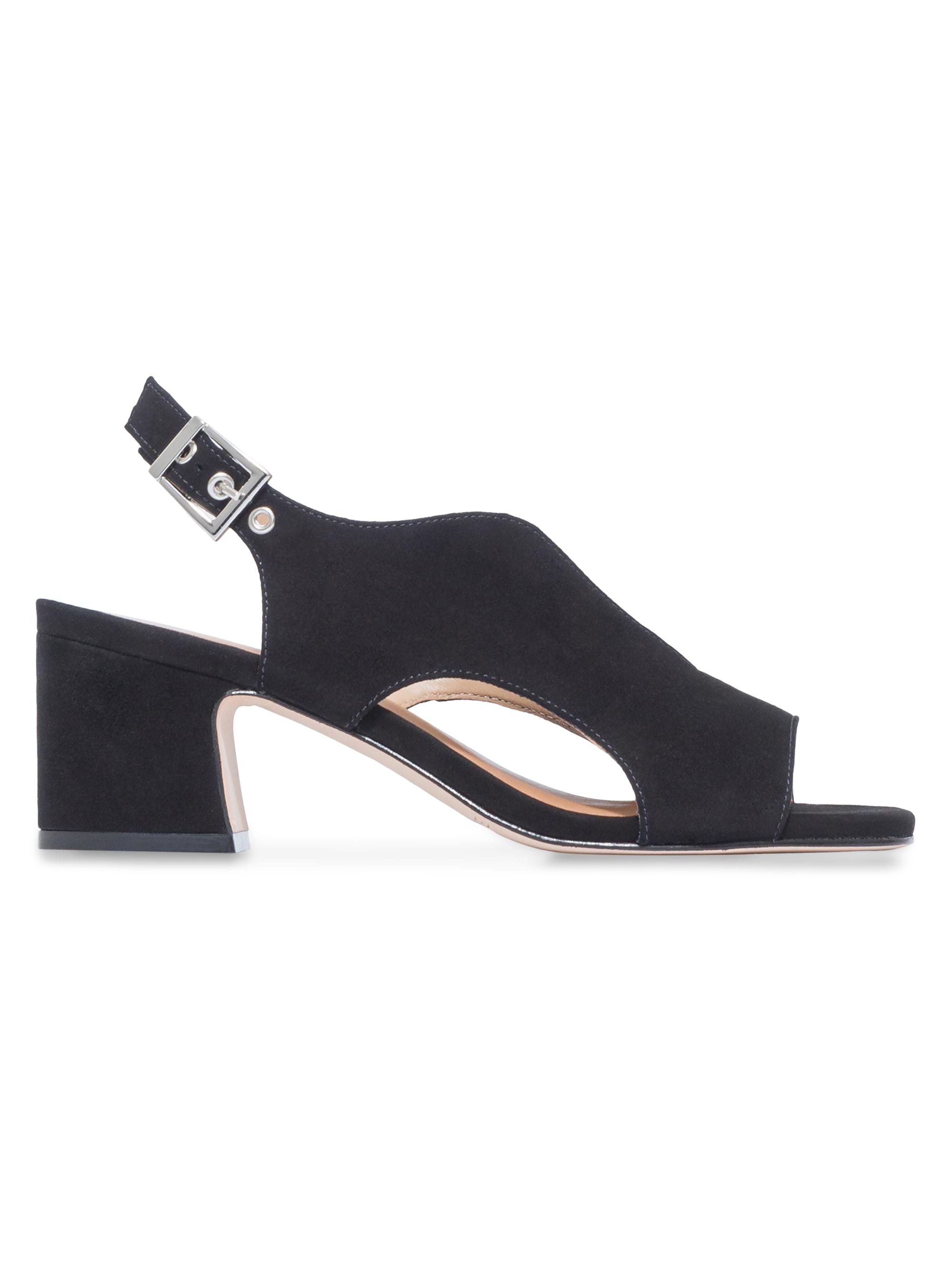 Bernardo Women's Bedford Suede Mid Heel Sandals - Black