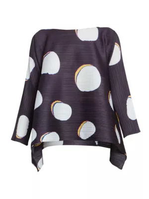 Bean Dots Long-Sleeve Top