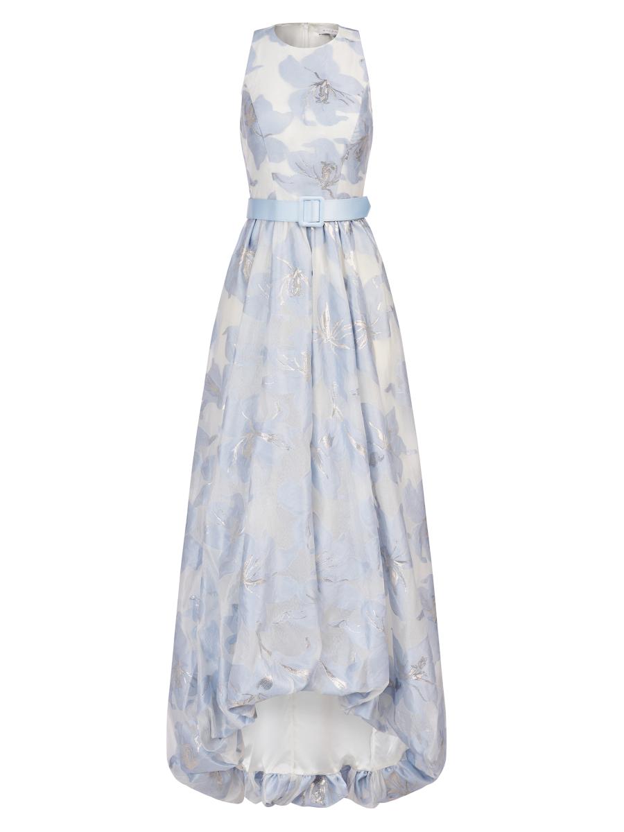 Kay Unger Vivian Floral Organza Jacquard Gown | Saks Fifth
