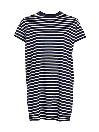 Stripe Cotton T-Shirt Dress