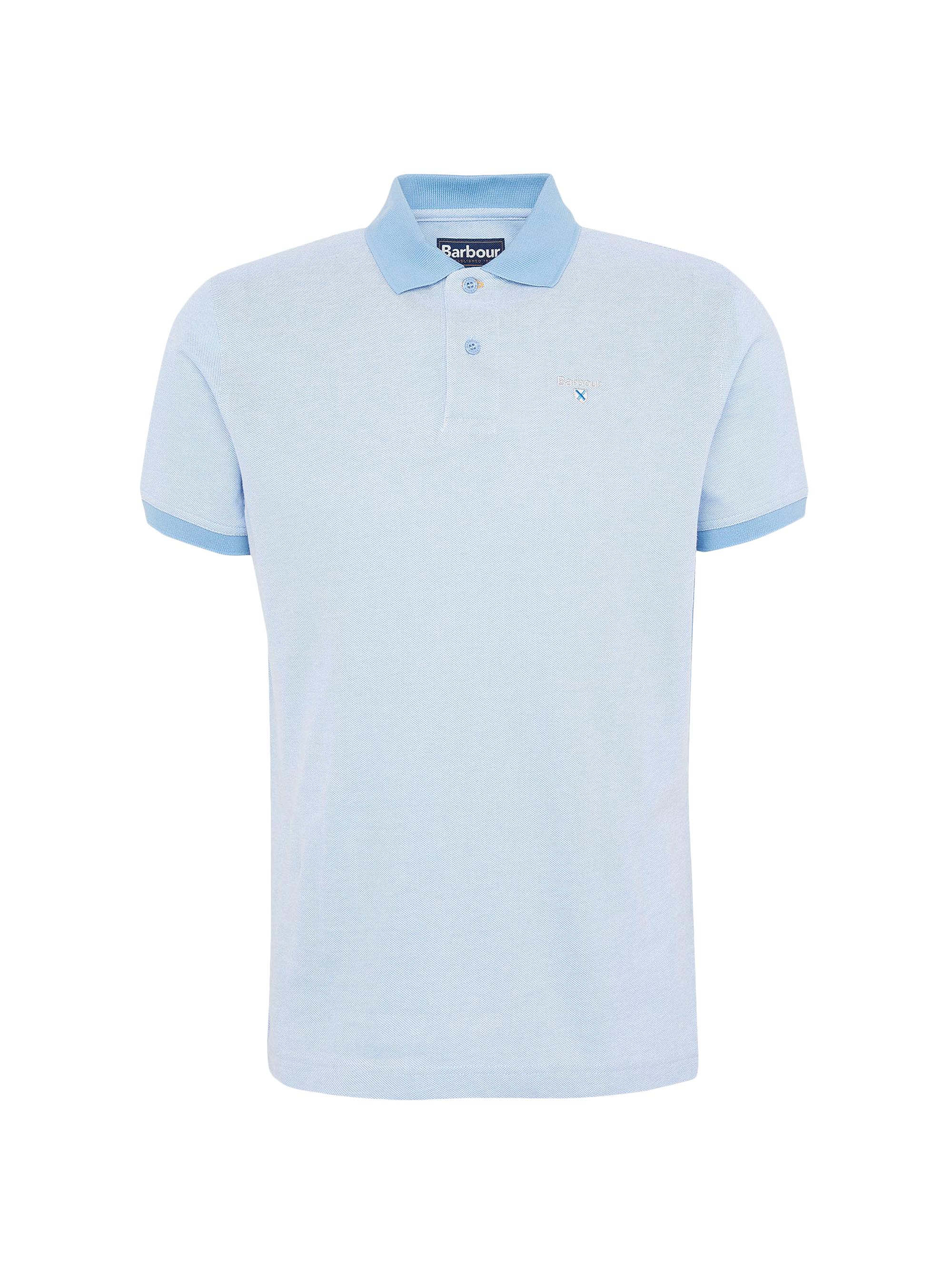 Barbour Men's Cotton Polo Shirt - Chambray
