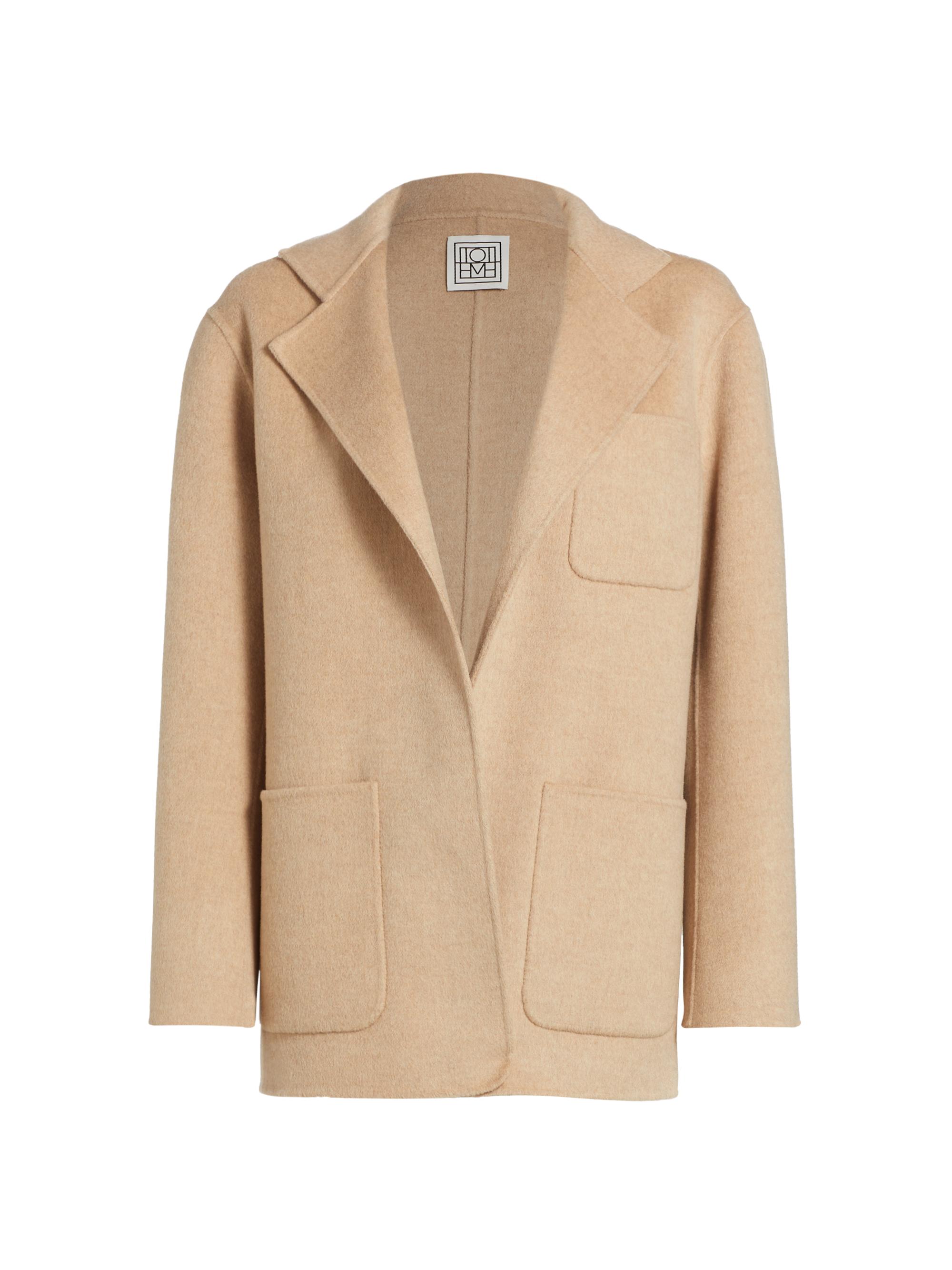Toteme Wool Doublé Open-Front Jacket | Saks Fifth Avenue