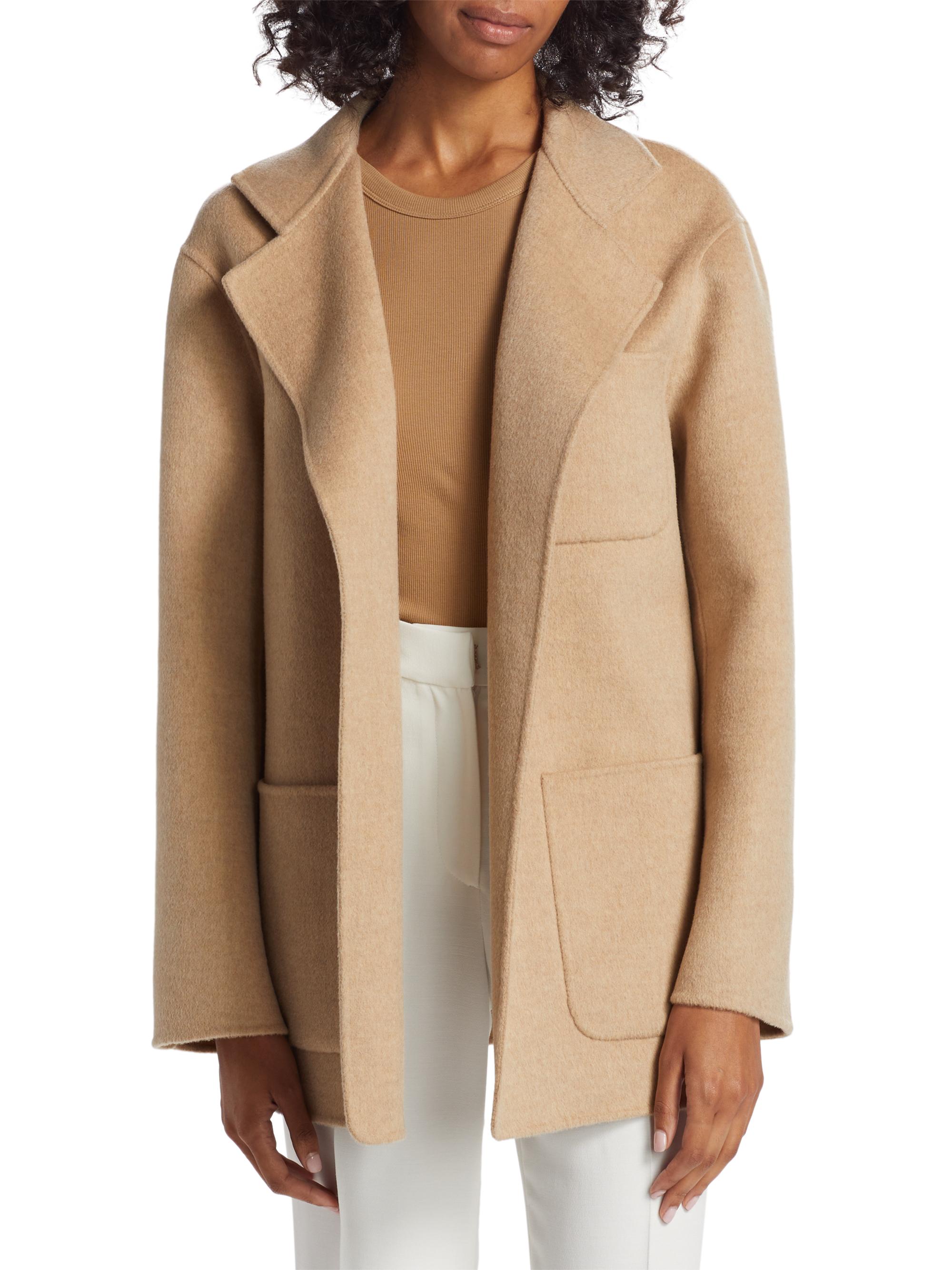 Toteme Wool Doublé Open-Front Jacket | Saks Fifth Avenue