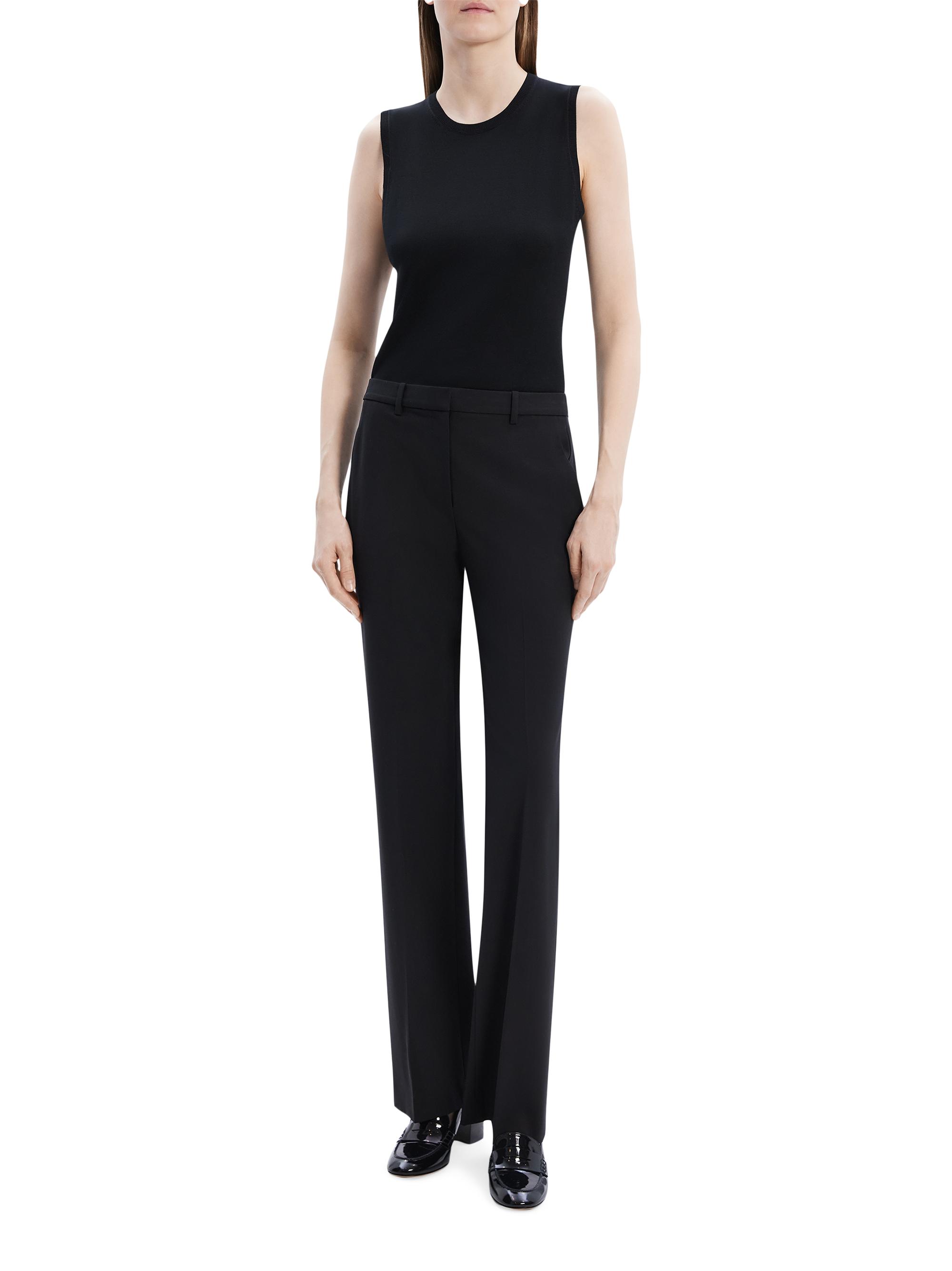 Theory Stretch Wool Straight Full-Length Trousers | Saks
