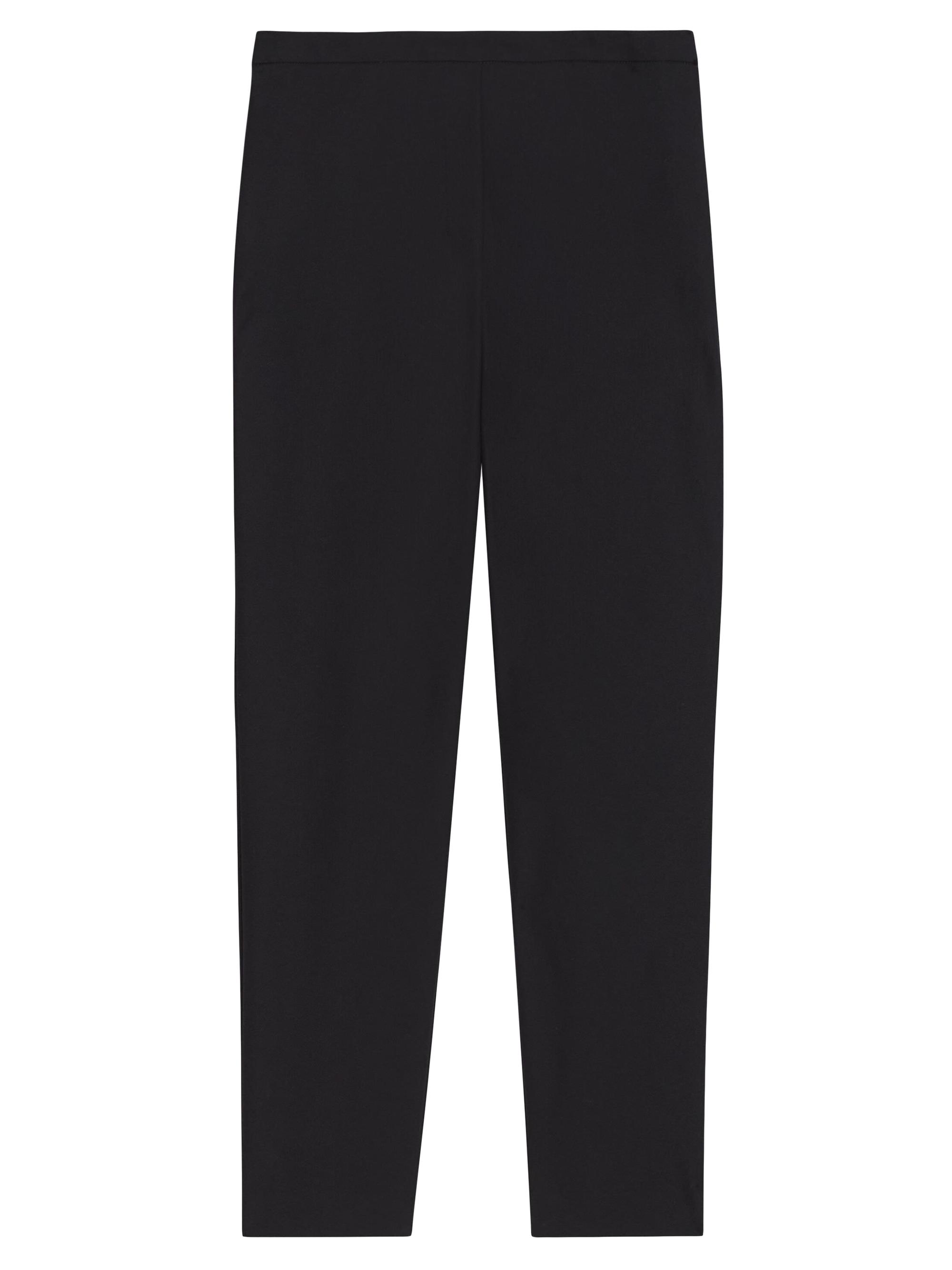 Theory Women's Thaniel Cotton-Blend Crop Pull-On Pants - Black