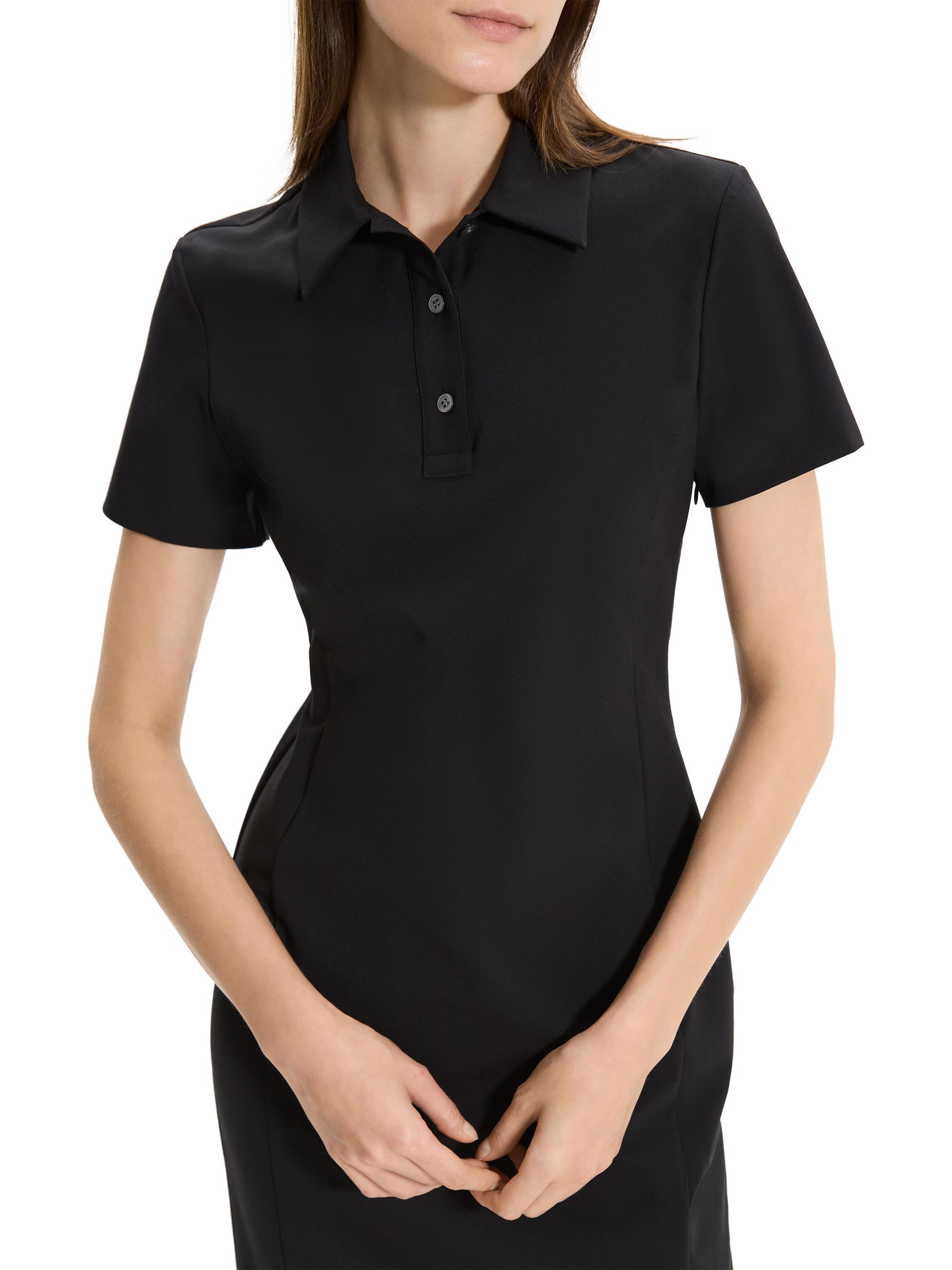 Theory Stretch Wool Knee-Length Polo Dress | Saks Fifth Avenue