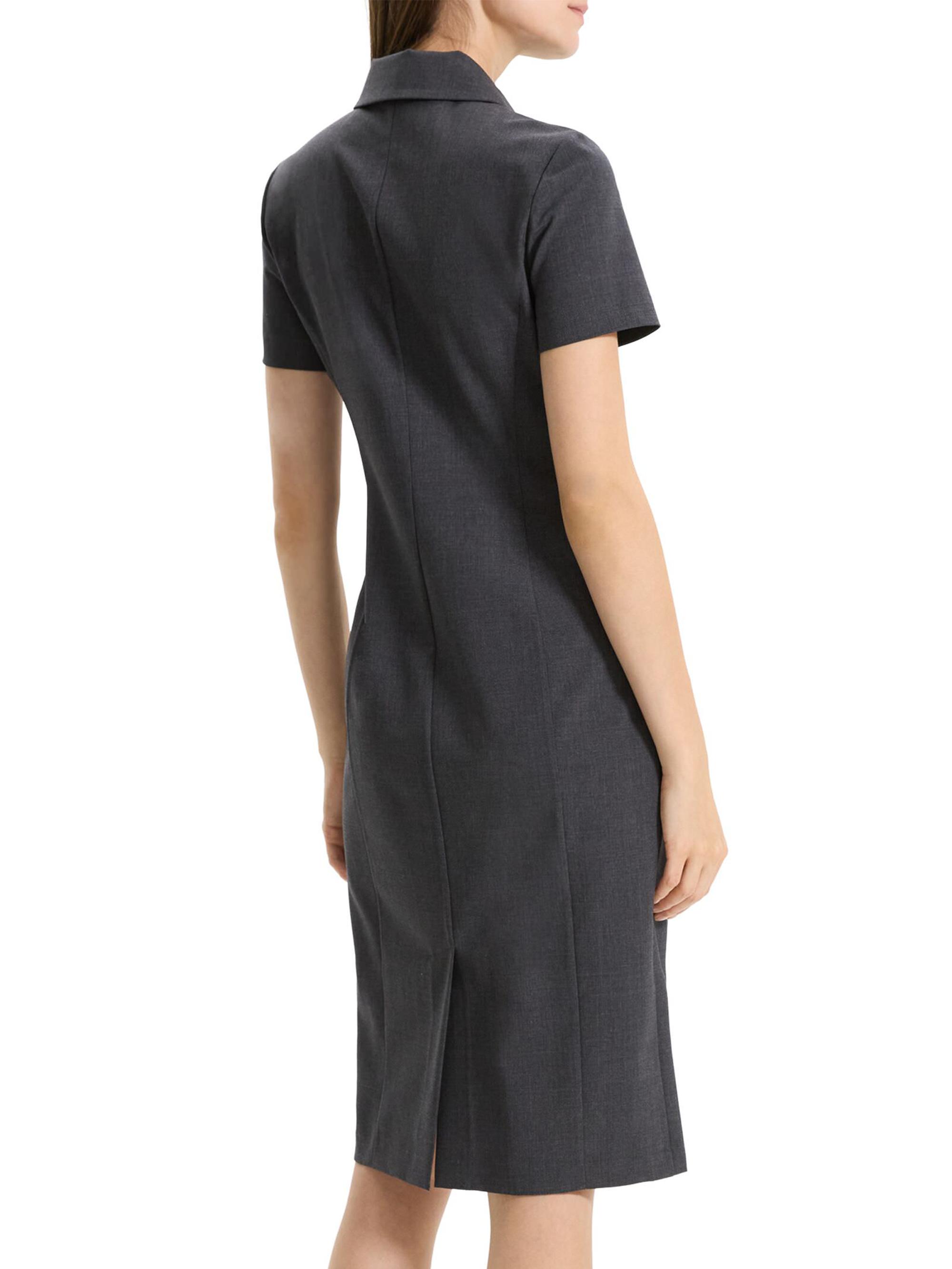 Theory Stretch Wool Knee-Length Polo Dress | Saks Fifth Avenue