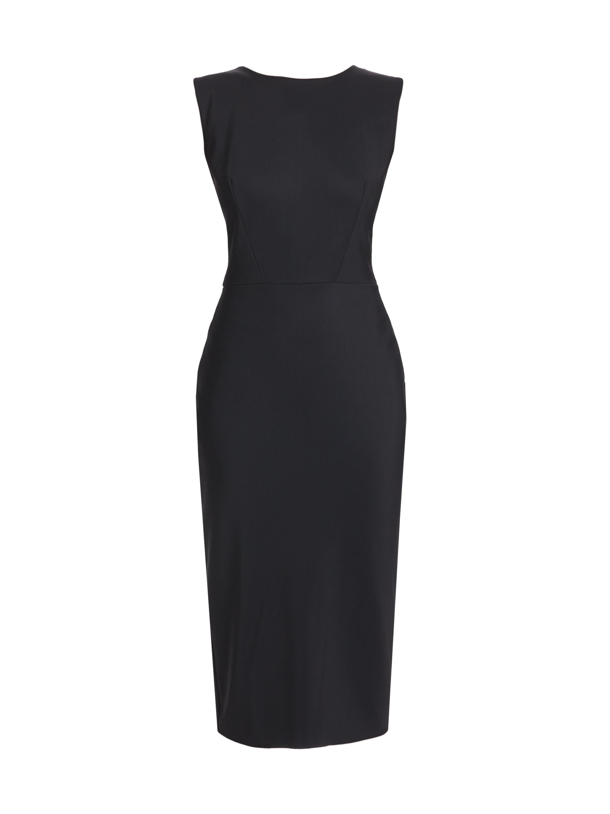 Chiara Boni La Petite Robe Women's Sleeveless Bow-Embellished Midi-Dress - Black