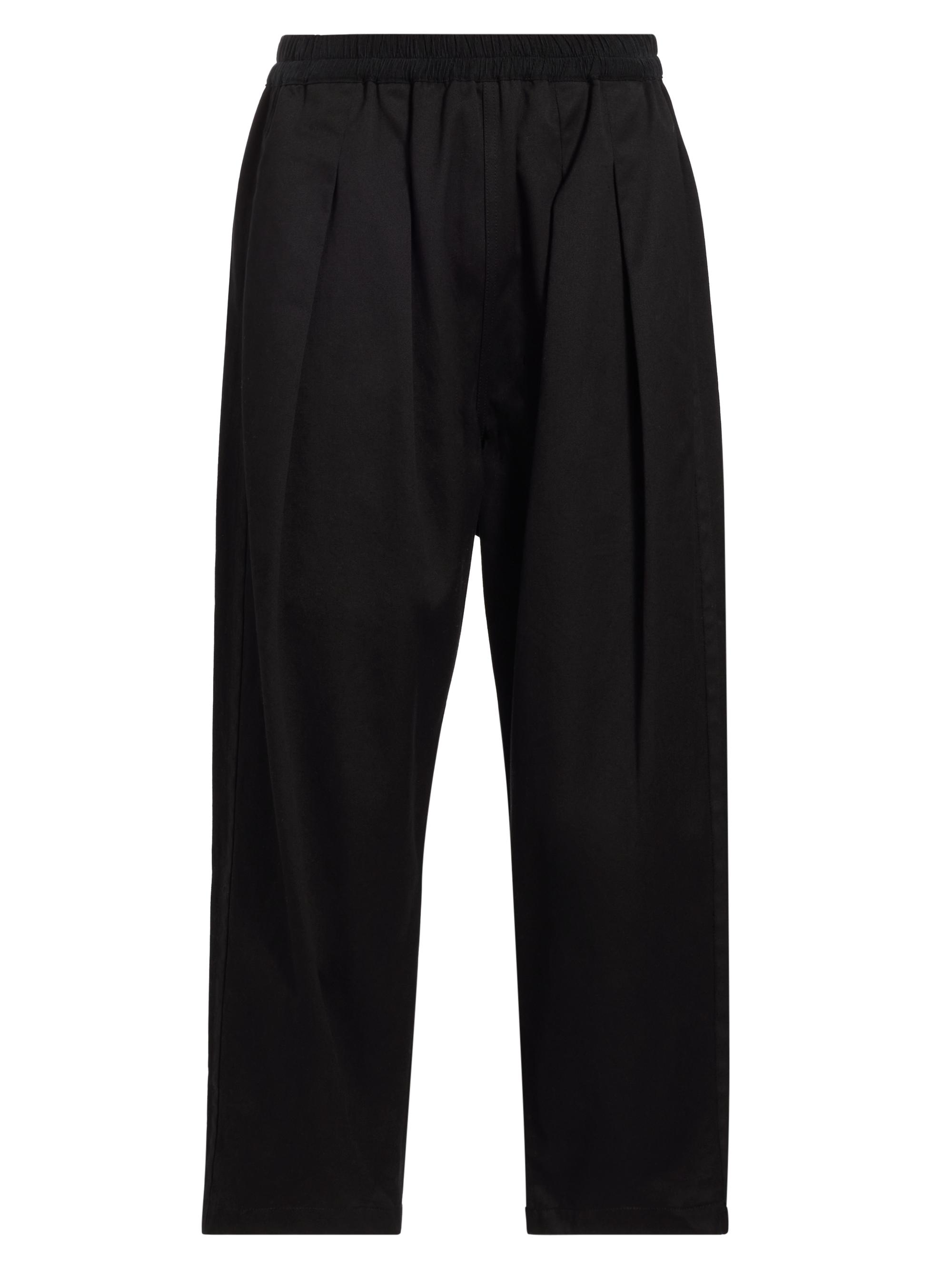 Maison Margiela Men's Pleated Cotton Pants - Black