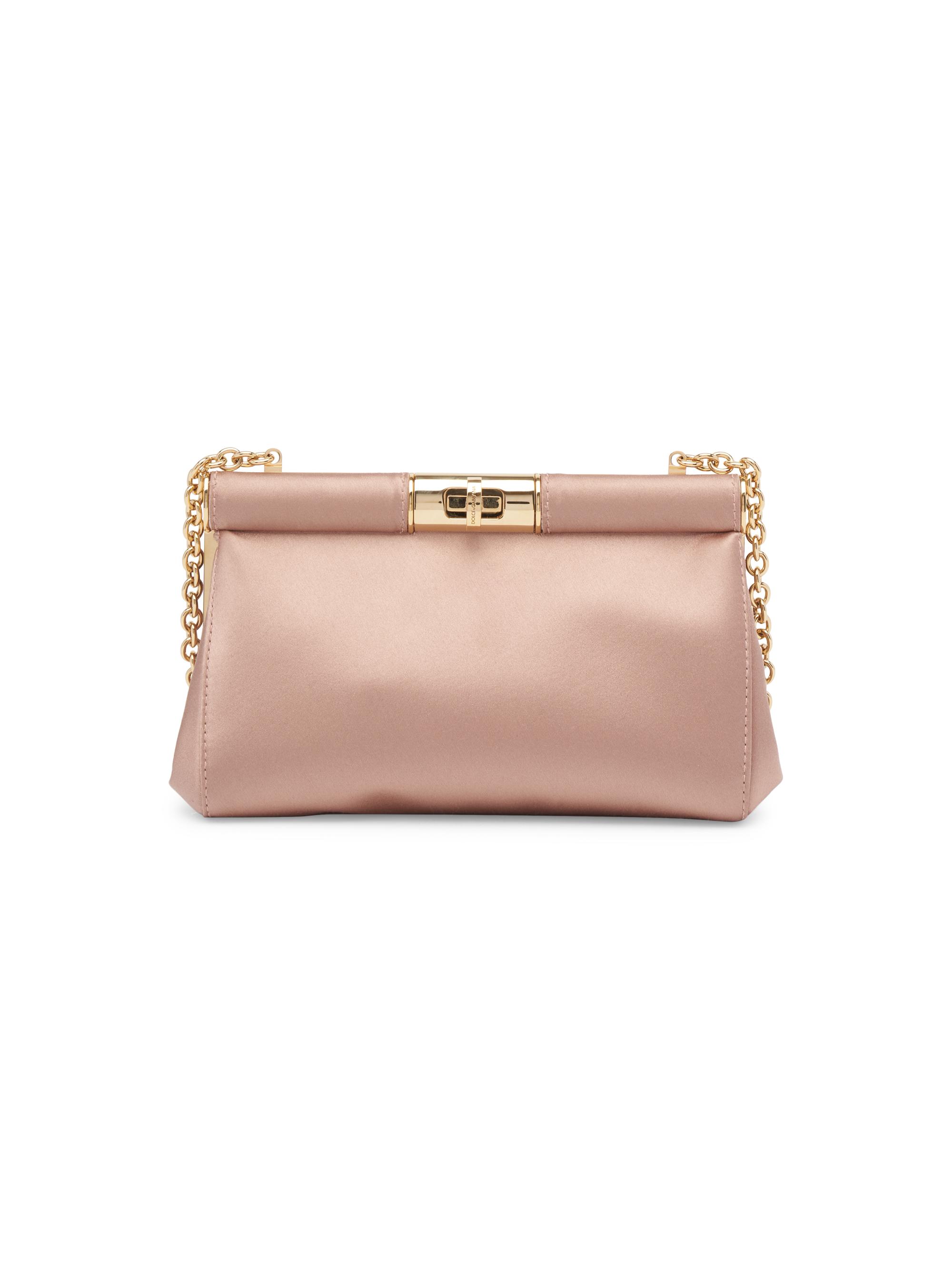 Dolce & Gabbana Women's Marlene Satin Shoulder Bag - Beige