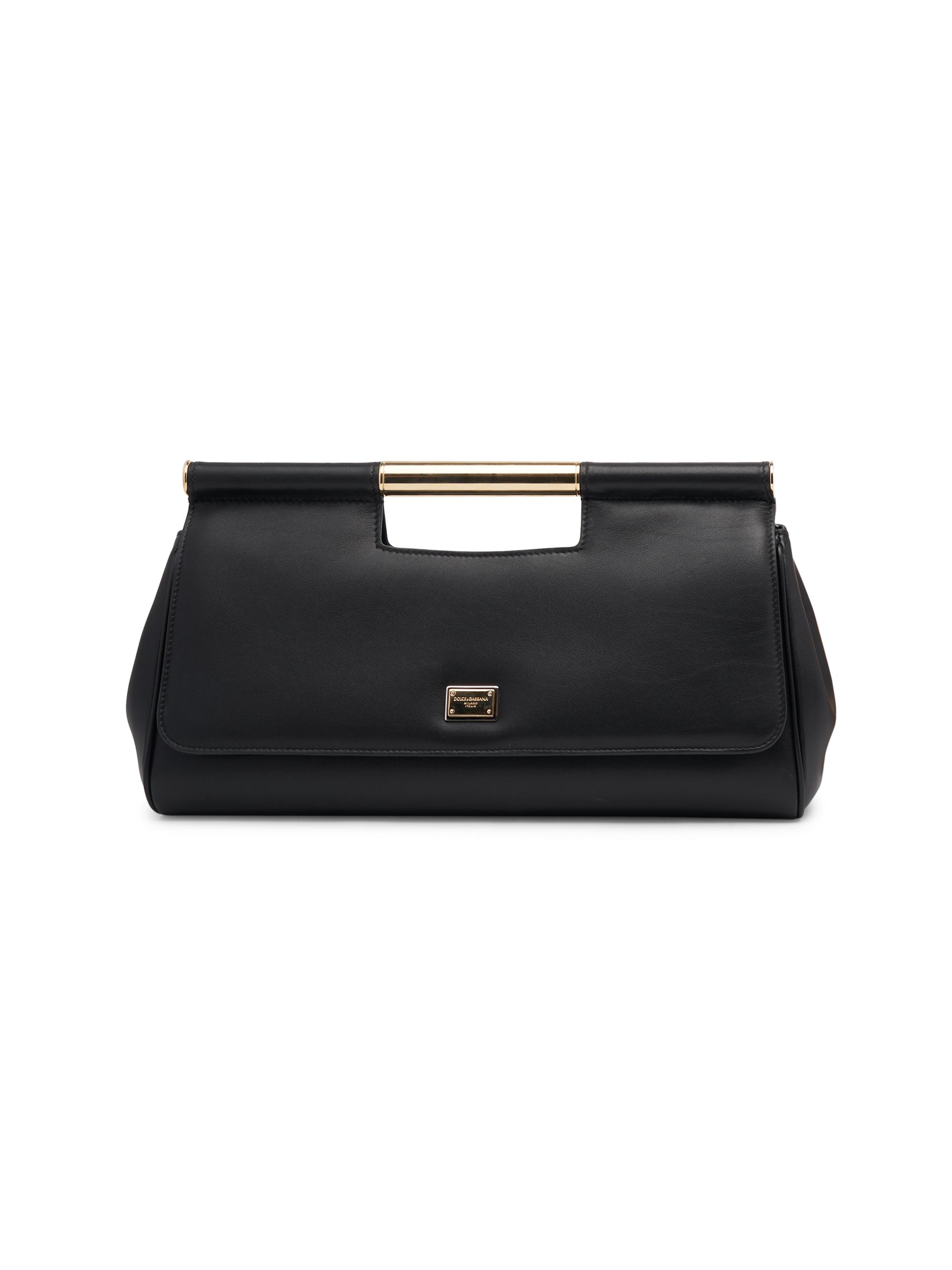 Dolce & Gabbana Women's Large Sicily Clutch Handbag - Black